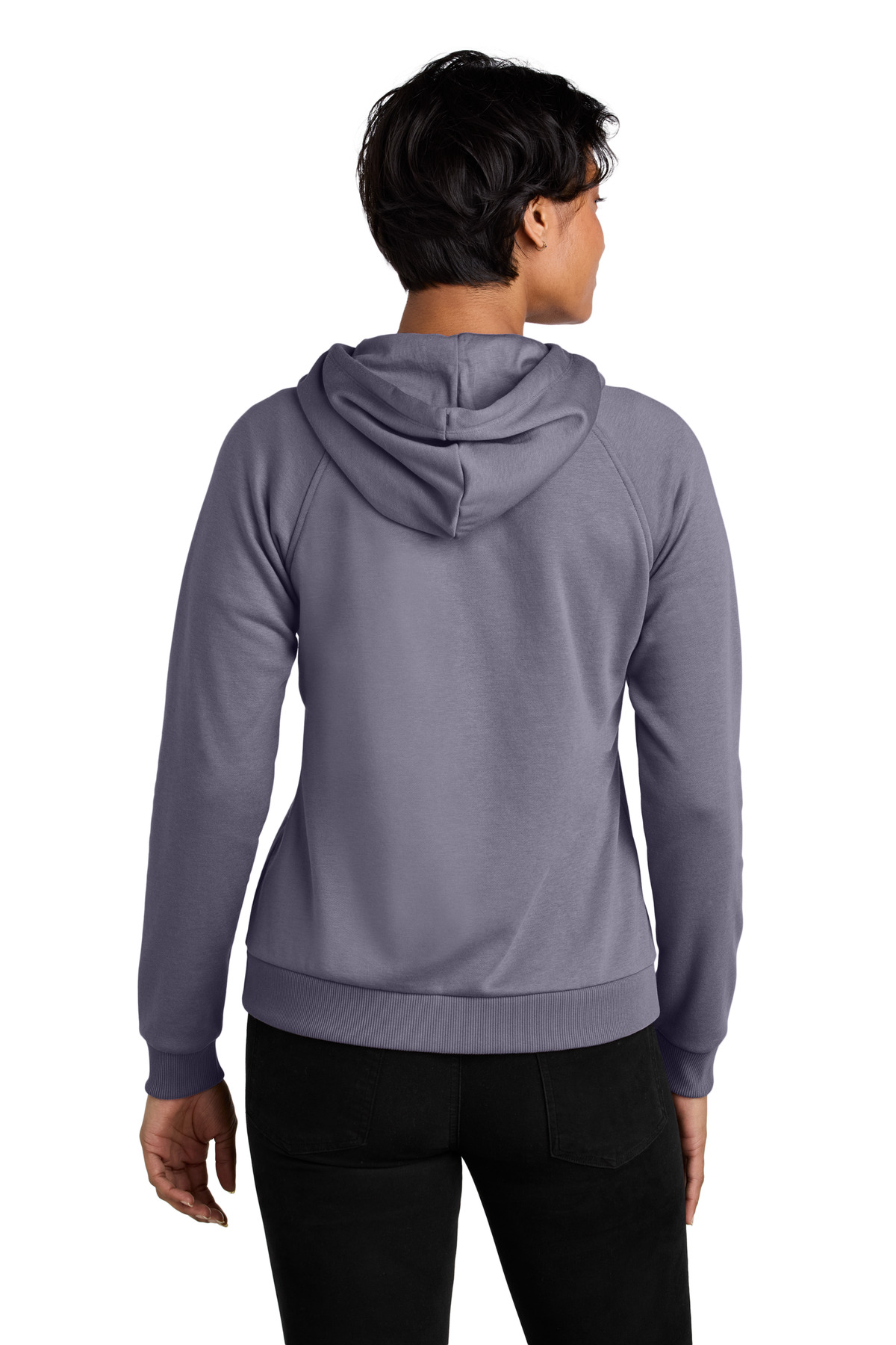 Allmade Women's Organic CVC Fleece Full-Zip Hoodie AL5003