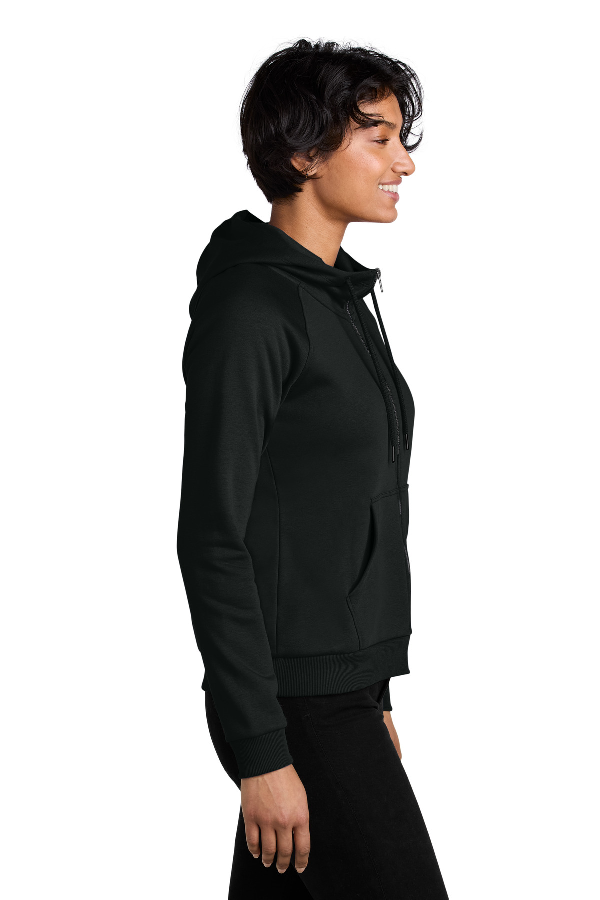 Allmade Women's Organic CVC Fleece Full-Zip Hoodie AL5003