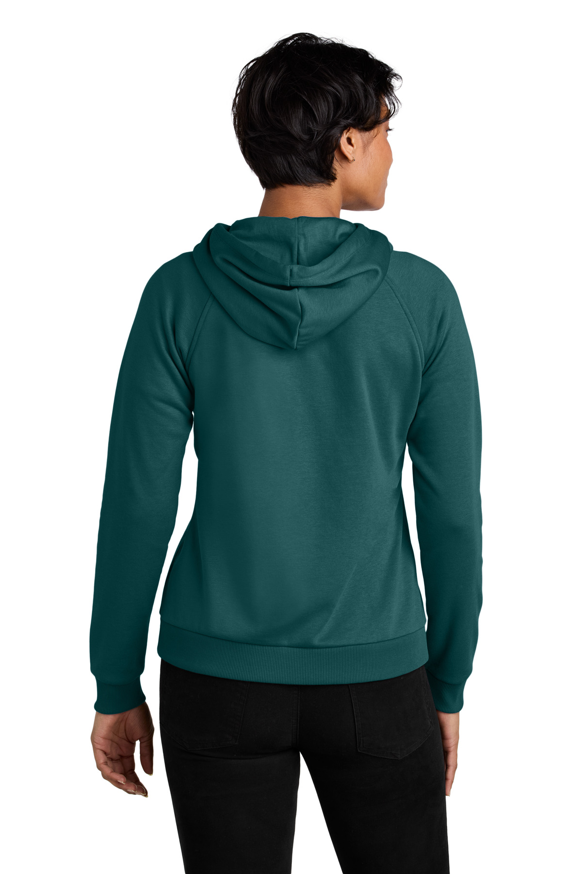 Allmade Women's Organic CVC Fleece Full-Zip Hoodie AL5003