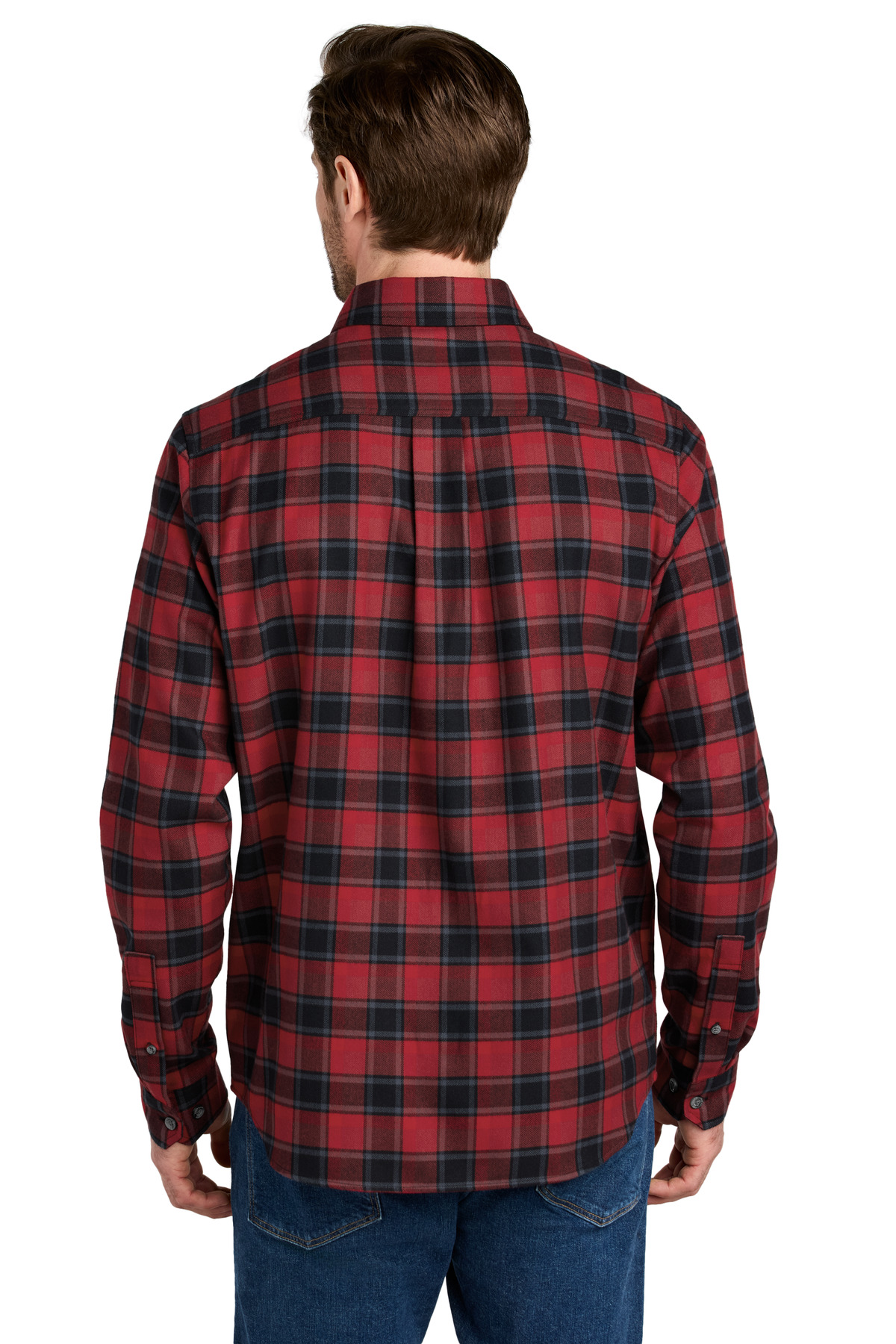 Eddie Bauer Long Sleeve Favorite Flannel Plaid Shirt EB610