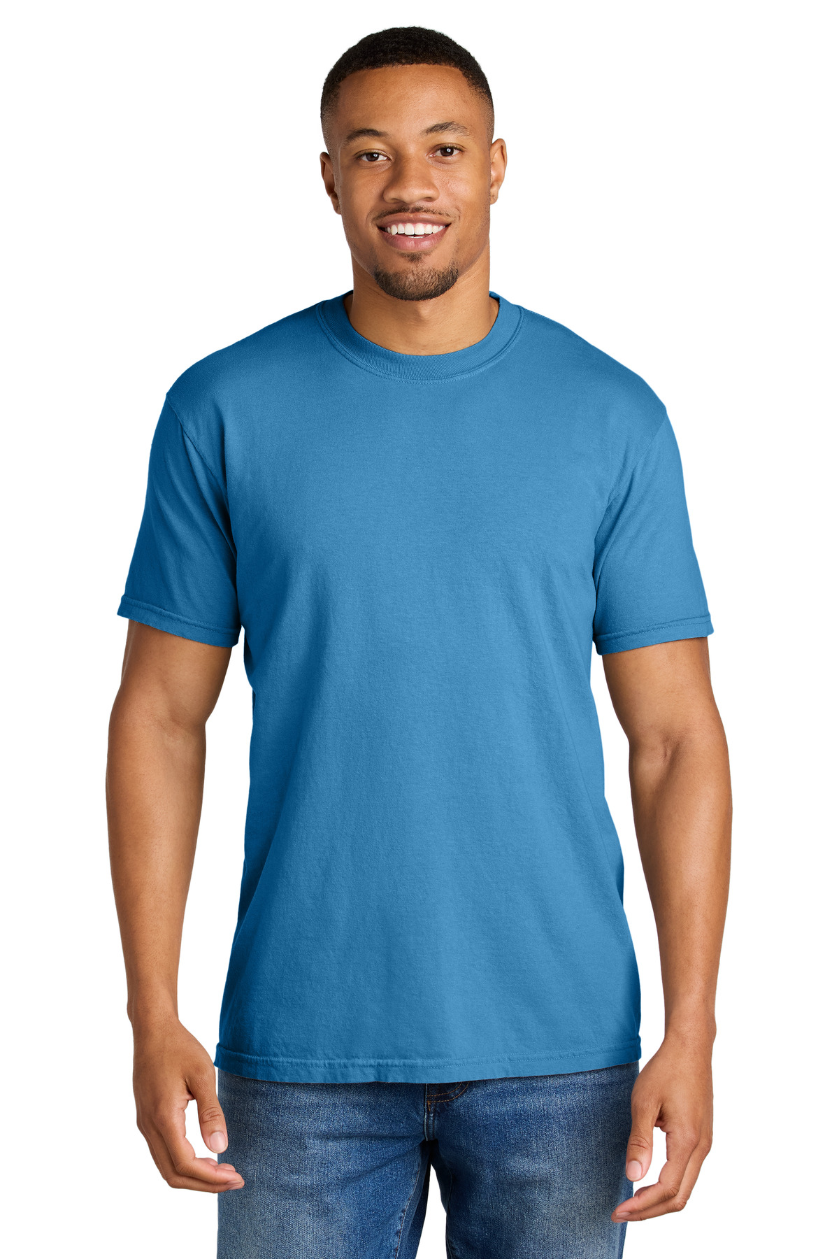 COMFORT COLORS ® Heavyweight Ring Spun Tee. 1717 - Royal Caribe