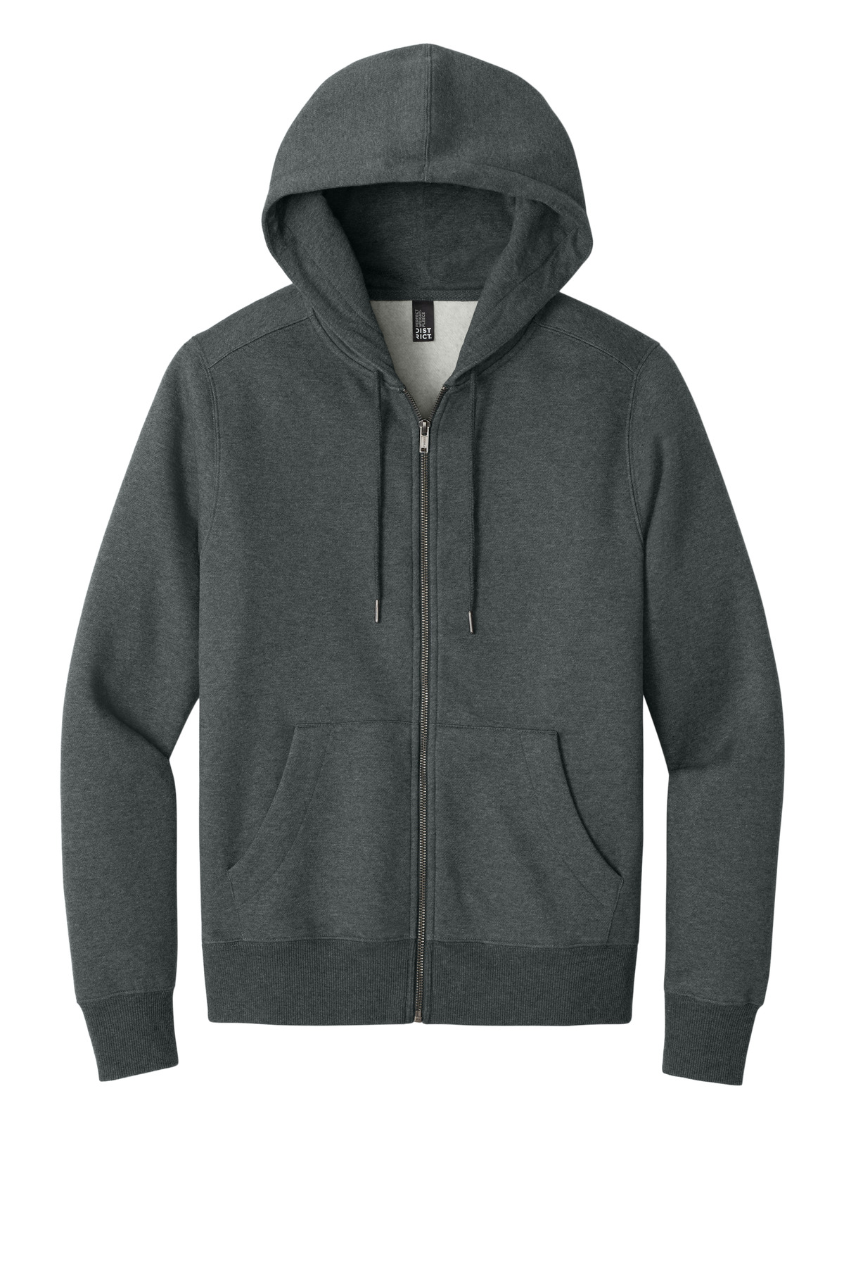 District Perfect Weight Fleece Full-Zip Hoodie DT1103