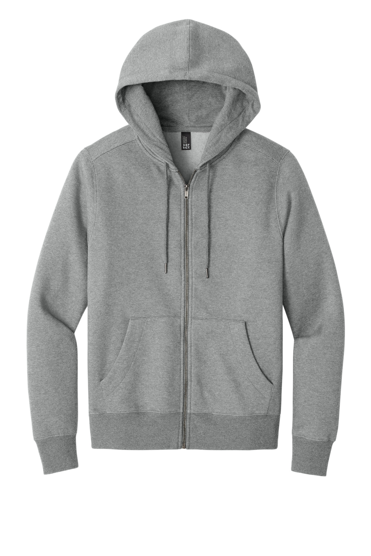 District Perfect Weight Fleece Full-Zip Hoodie DT1103