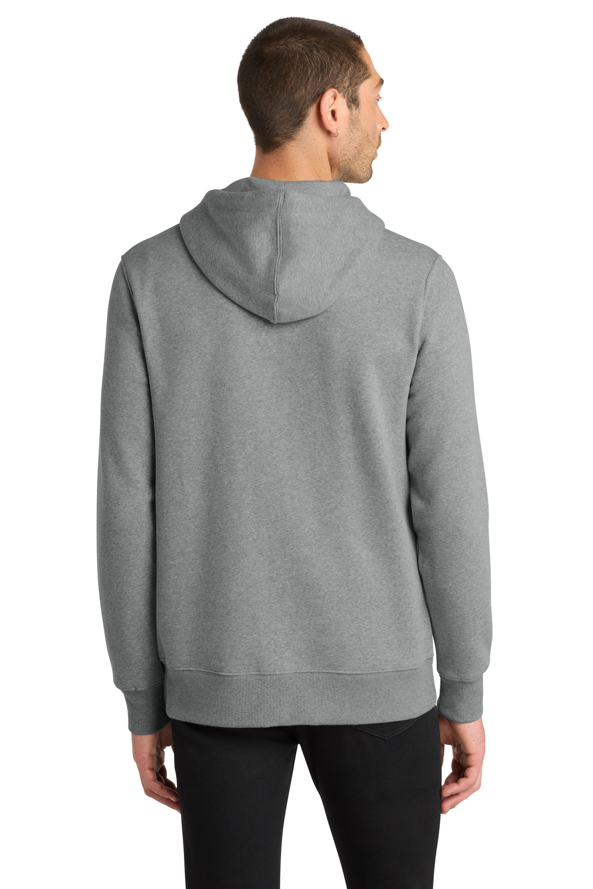 District Perfect Weight Fleece Full-Zip Hoodie DT1103