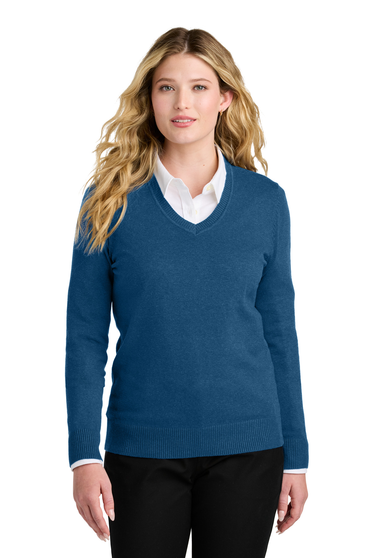Port Authority ® Women's Easy Care V-Neck Sweater LSW2850 - Image 5