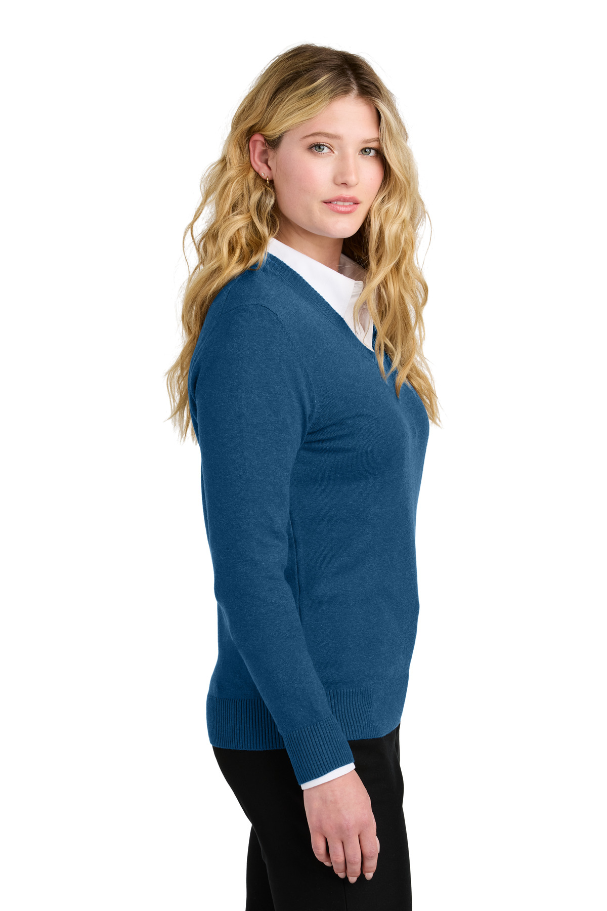 Port Authority Women's Easy Care V-Neck Sweater LSW2850