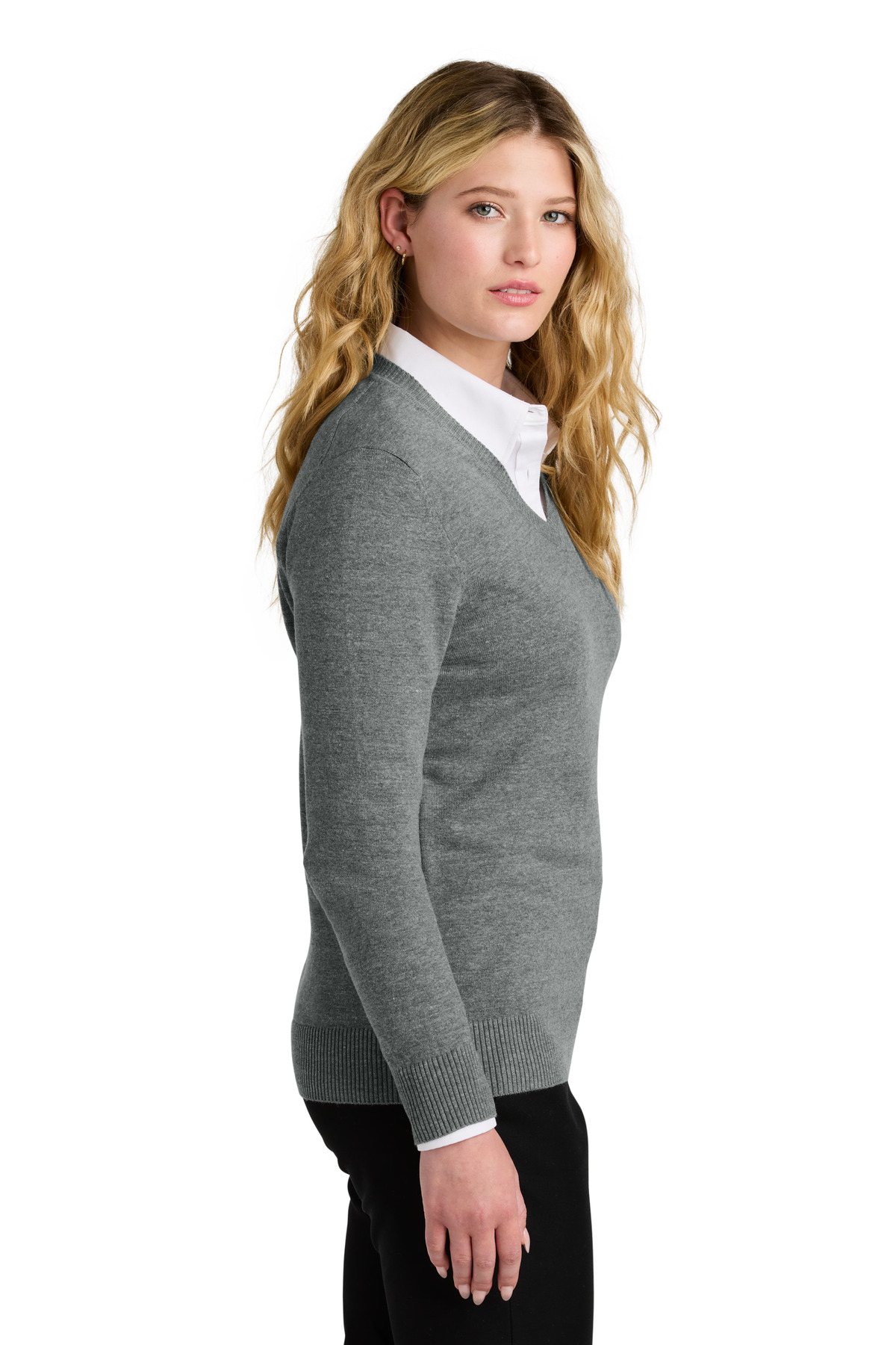 Port Authority Women's Easy Care V-Neck Sweater LSW2850