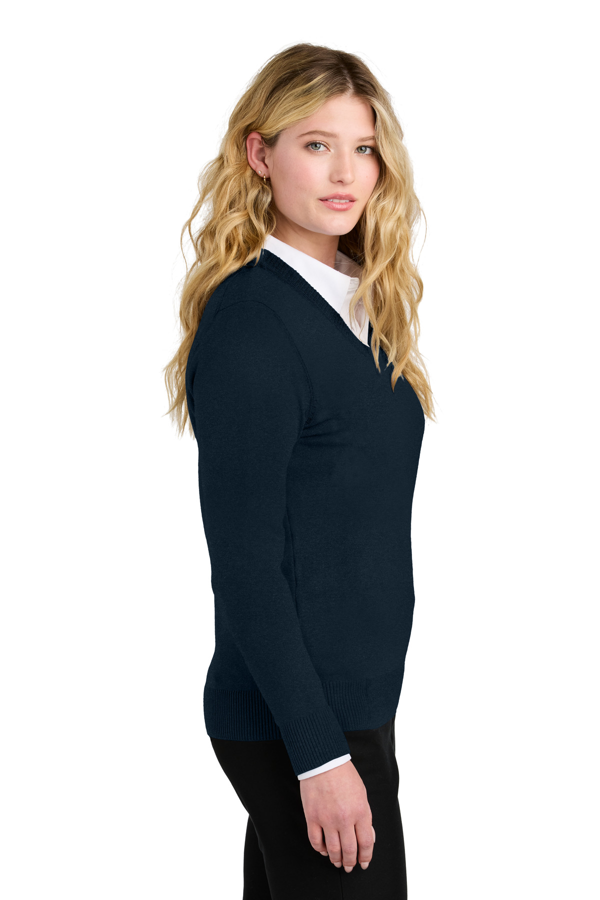 Port Authority Women's Easy Care V-Neck Sweater LSW2850