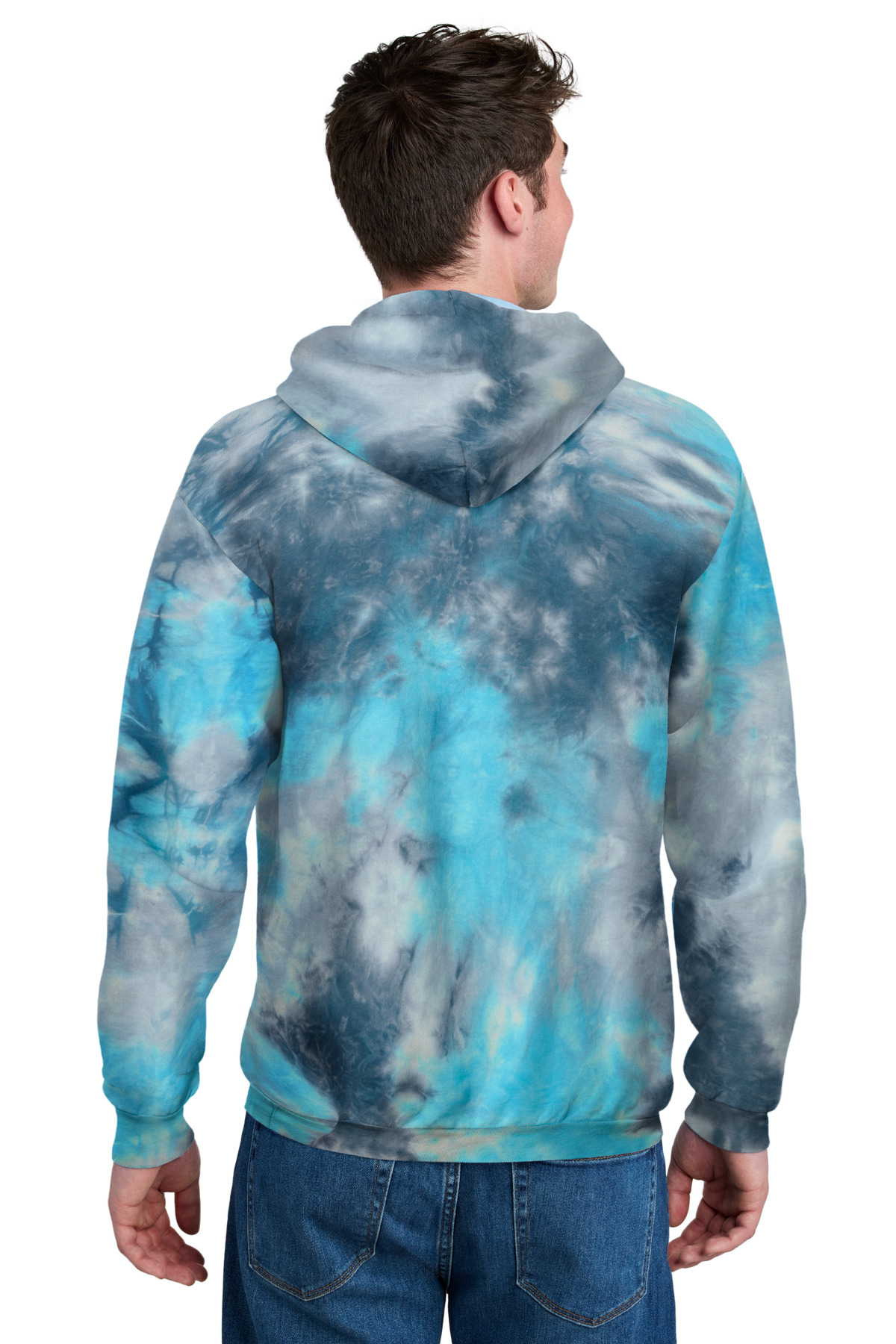 Port & Co Crystal Tie-Dye Pullover Hoodie PC144