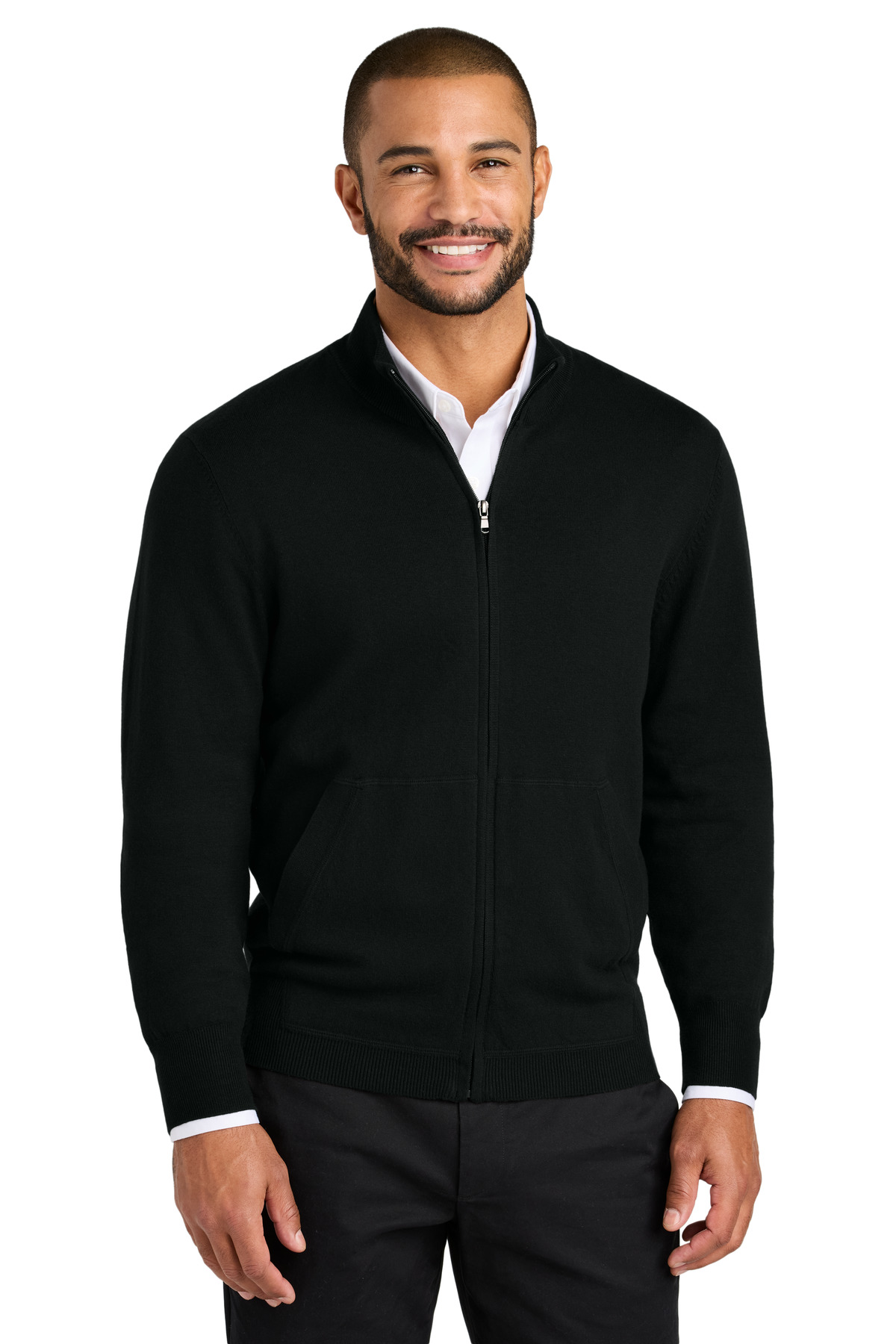 Port Authority ® Easy Care Full-Zip Sweater SW2901 - Image 2
