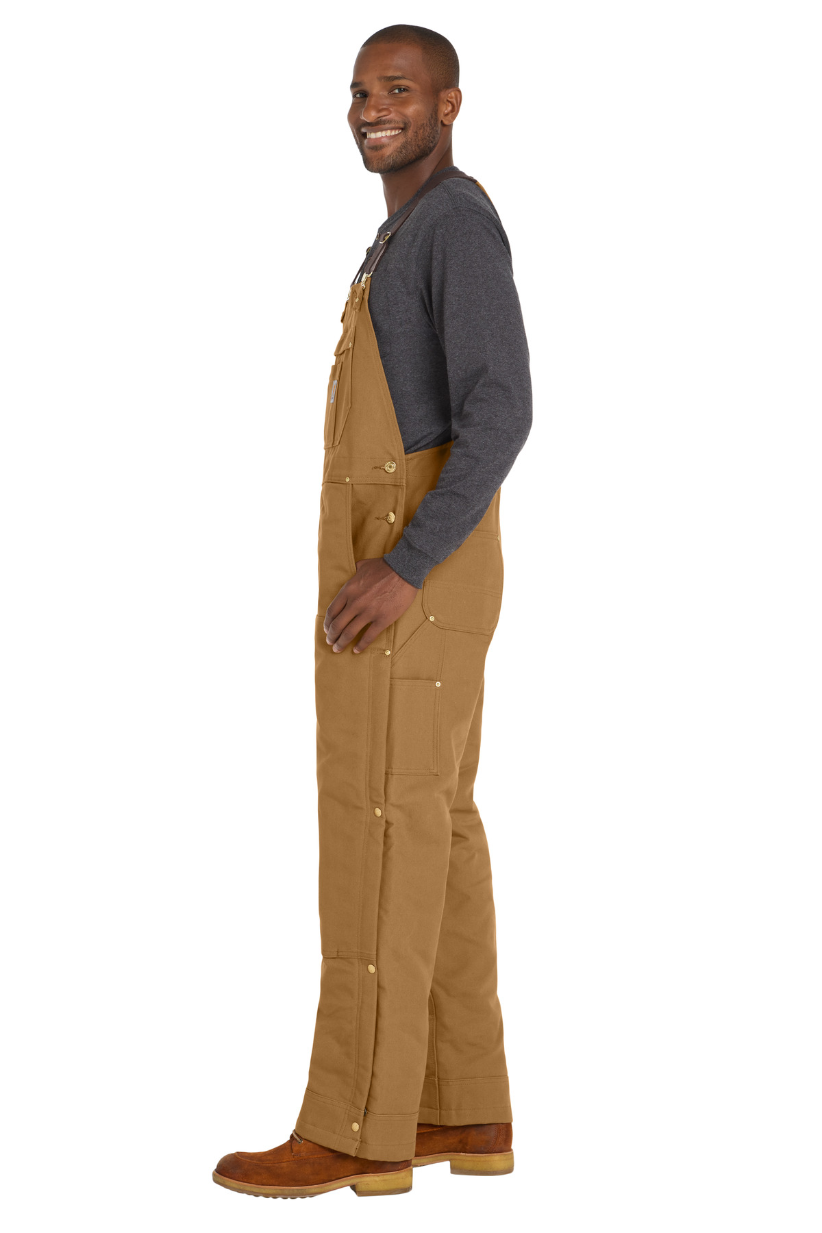 Carhartt Tall Firm Duck Insulated Bib Overalls CTT106672