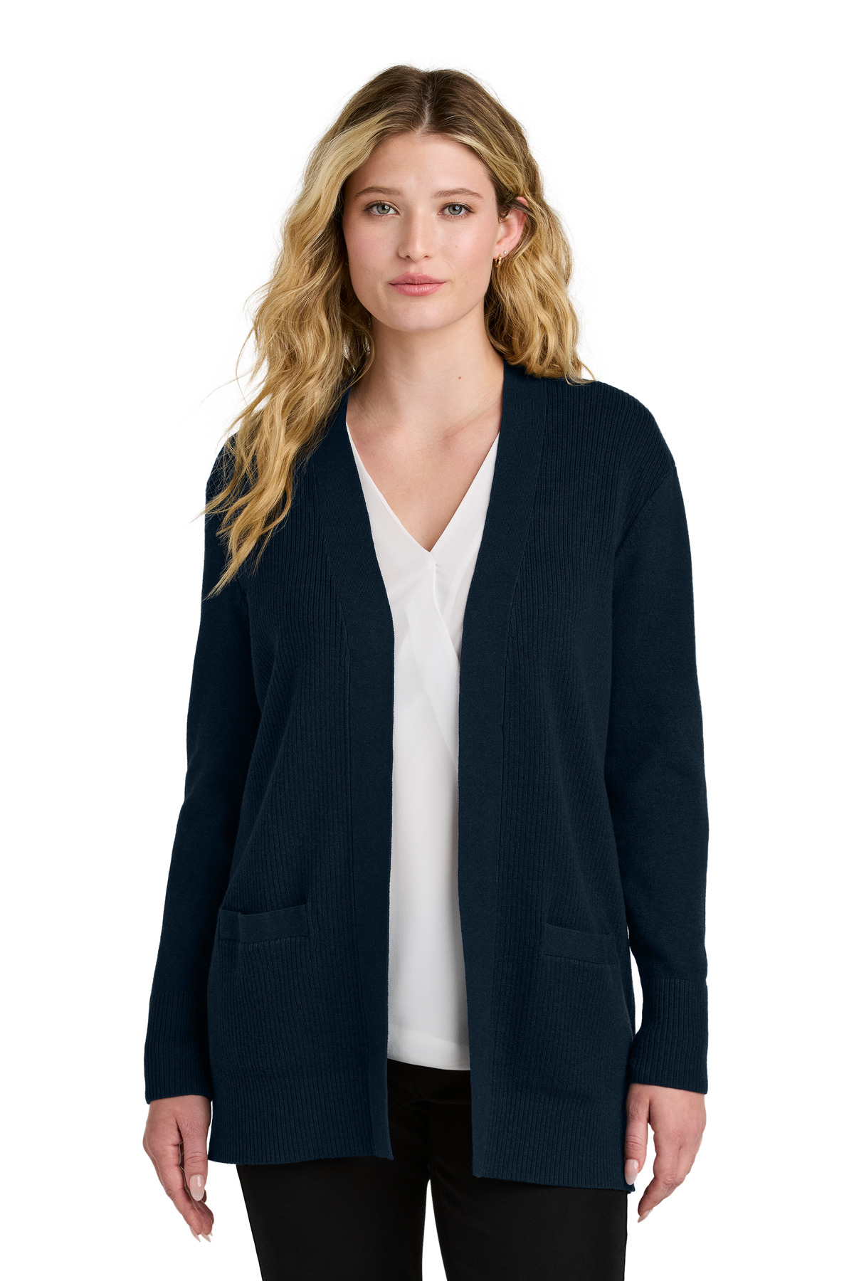 Port Authority ® Women's Easy Care Open-Front Cardigan Sweater LSW2890 - Image 5