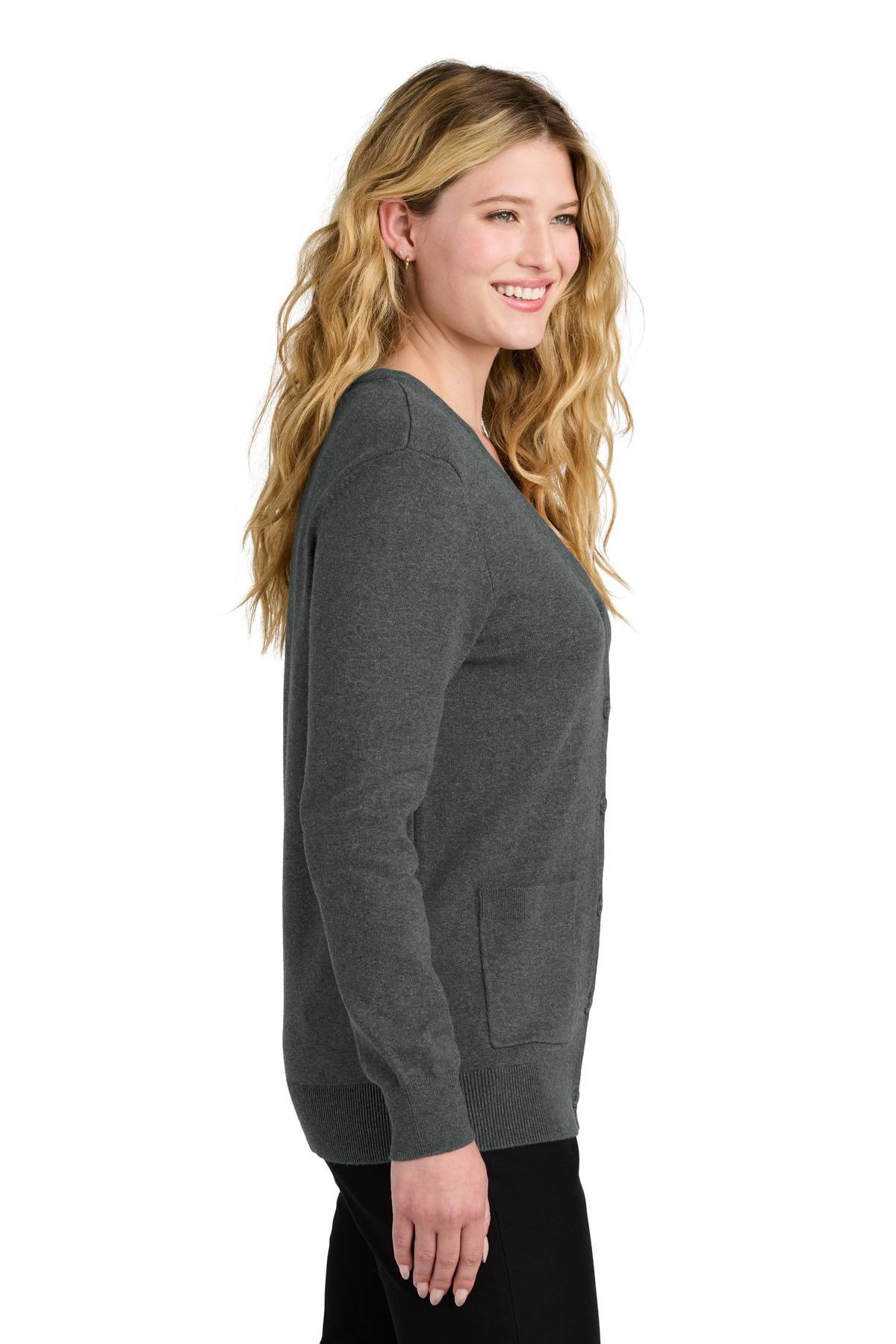 Port Authority Women's Easy Care Button-Up Cardigan Sweater LSW4150