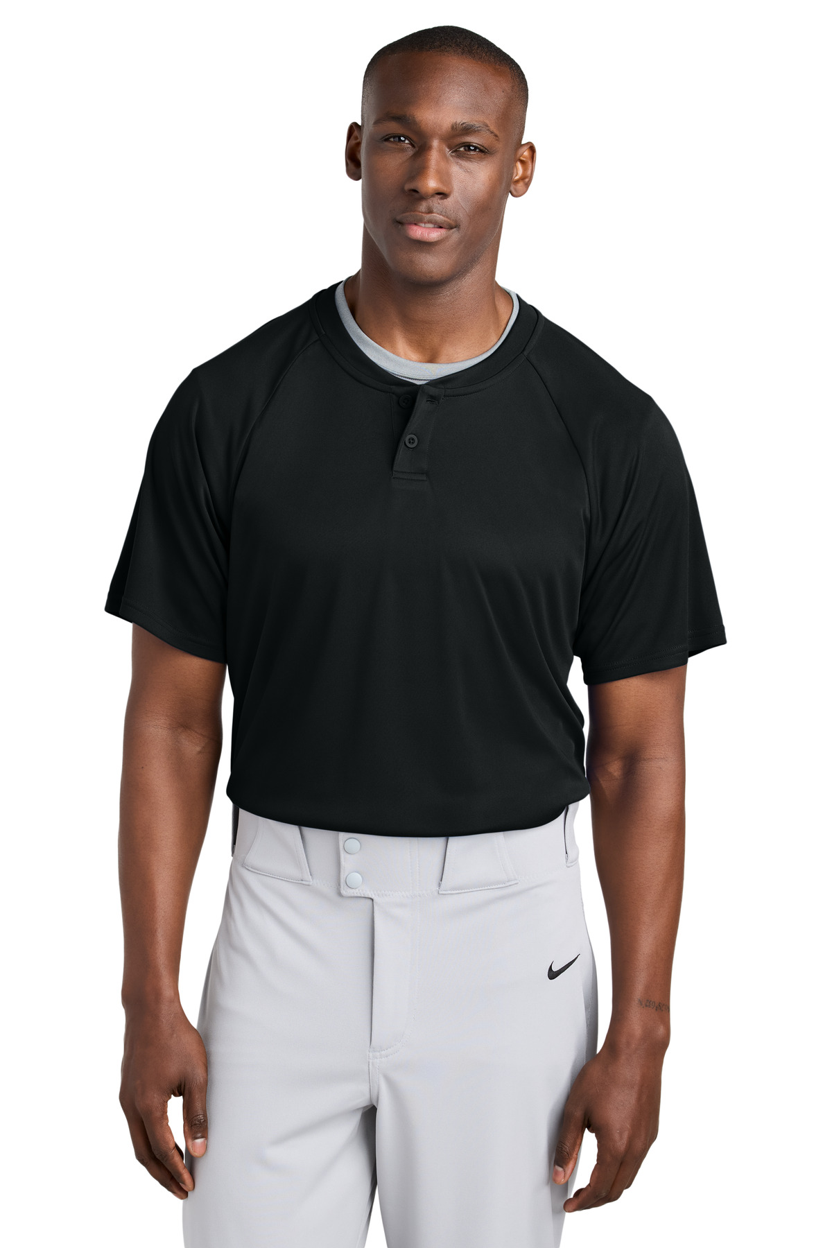 Sport-Tek PosiCharge Competitor 2-Button Henley-Sport&#45;Tek
