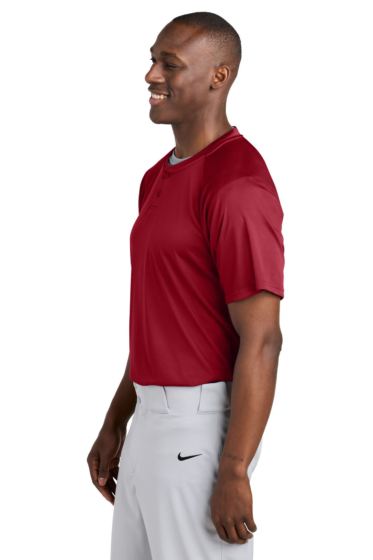 Sport-Tek PosiCharge Competitor 2-Button Henley ST359