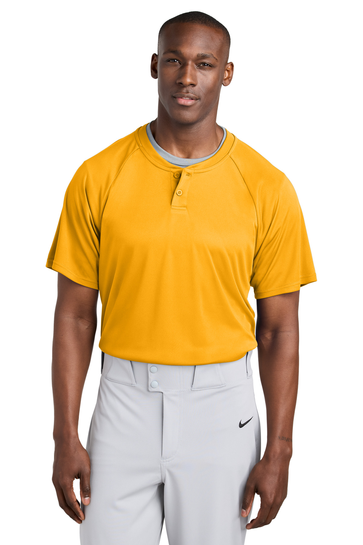 Sport-Tek ® PosiCharge ® Competitor ™ 2-Button Henley ST359 - Gold