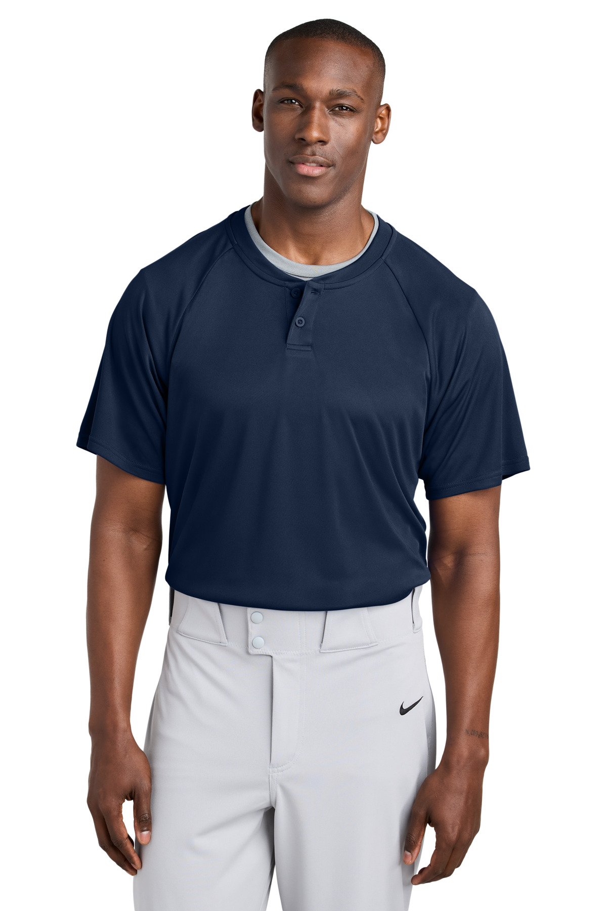 Sport-Tek ® PosiCharge ® Competitor ™ 2-Button Henley ST359 - True Navy