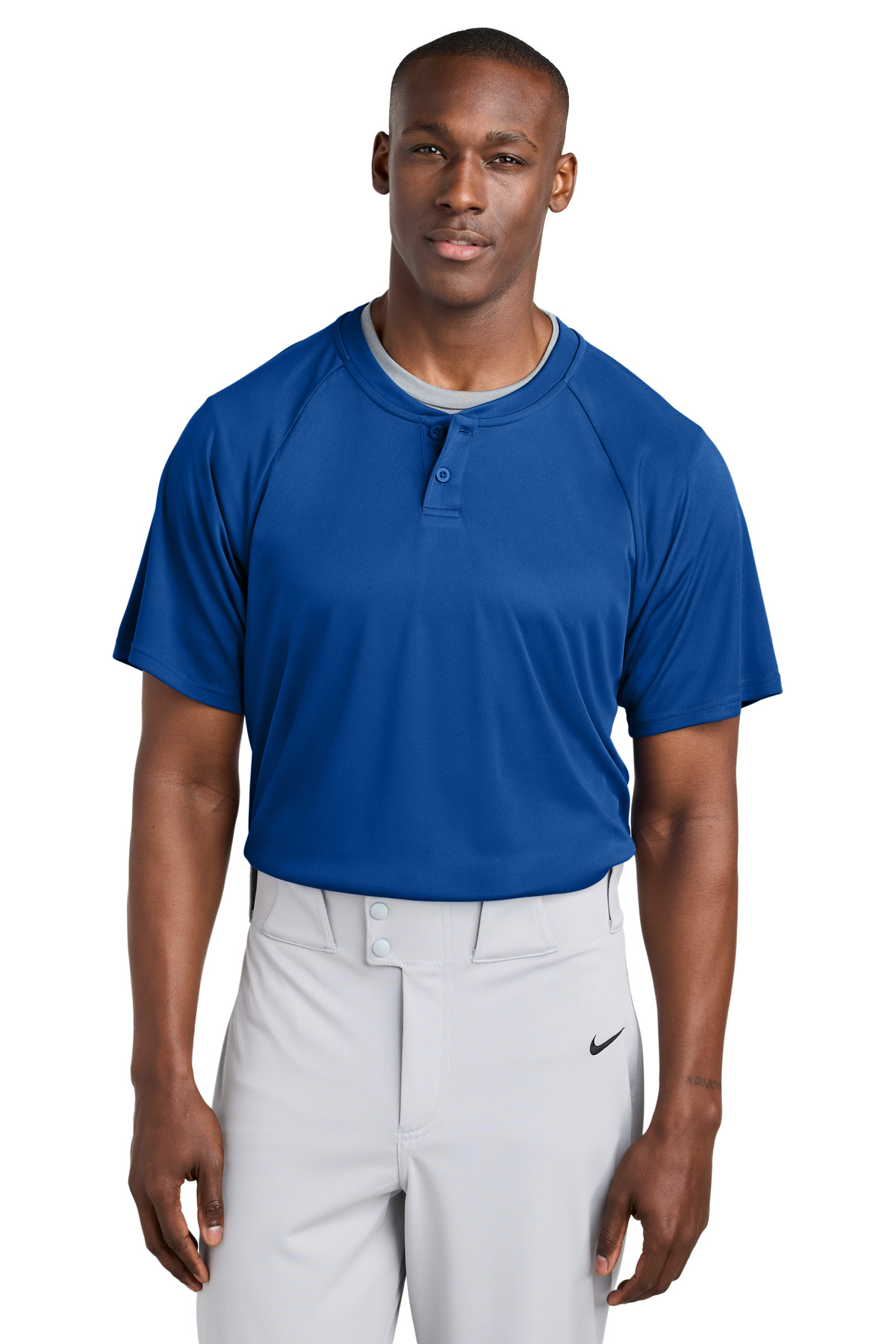 Sport-Tek ® PosiCharge ® Competitor ™ 2-Button Henley ST359 - True Royal