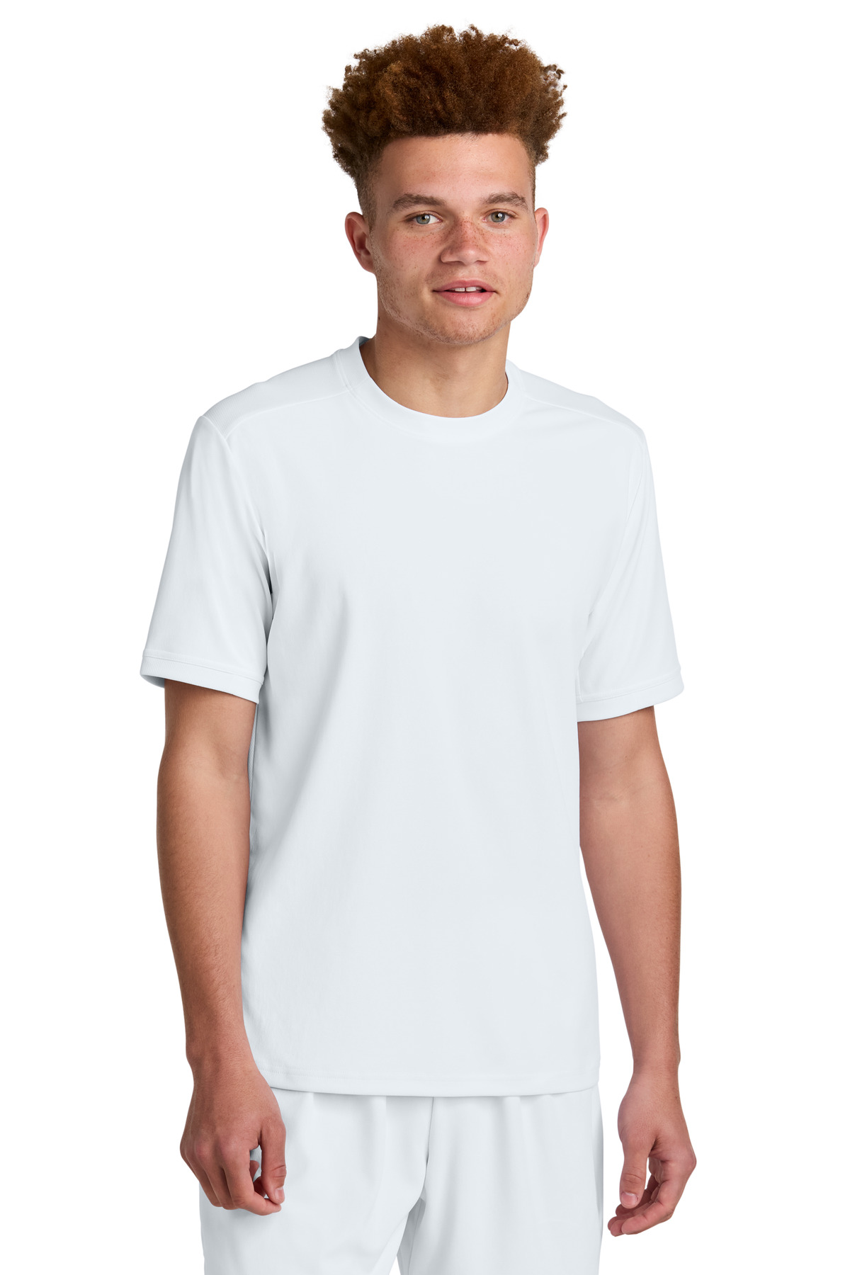 Sport-Tek ® Club Short Sleeve Crew ST440 - White/ White
