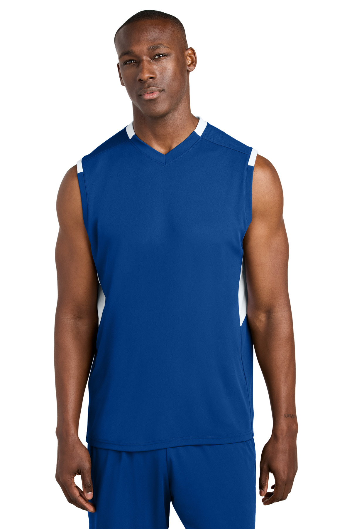 Sport-Tek Club Sleeveless V-Neck ST441