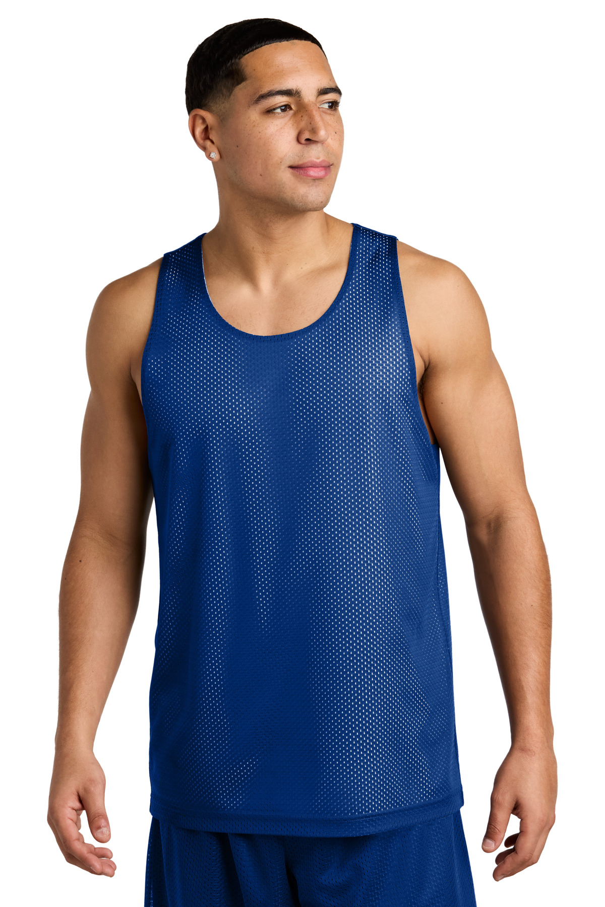 Sport-Tek ® PosiCharge ® Reversible Mesh Tank ST5000 - True Royal/ White