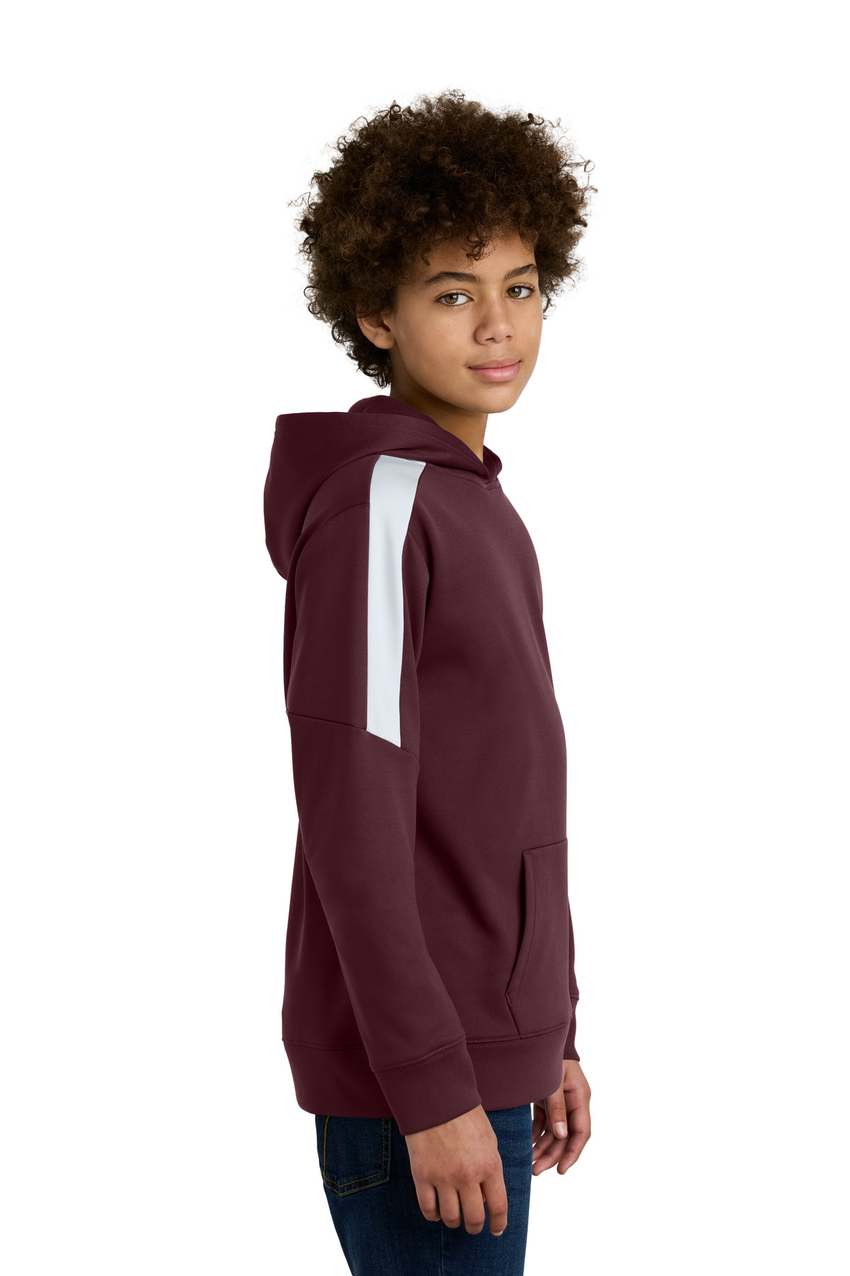 Sport-Tek Youth Sport-Wick Fleece United Pullover Hoodie YST255