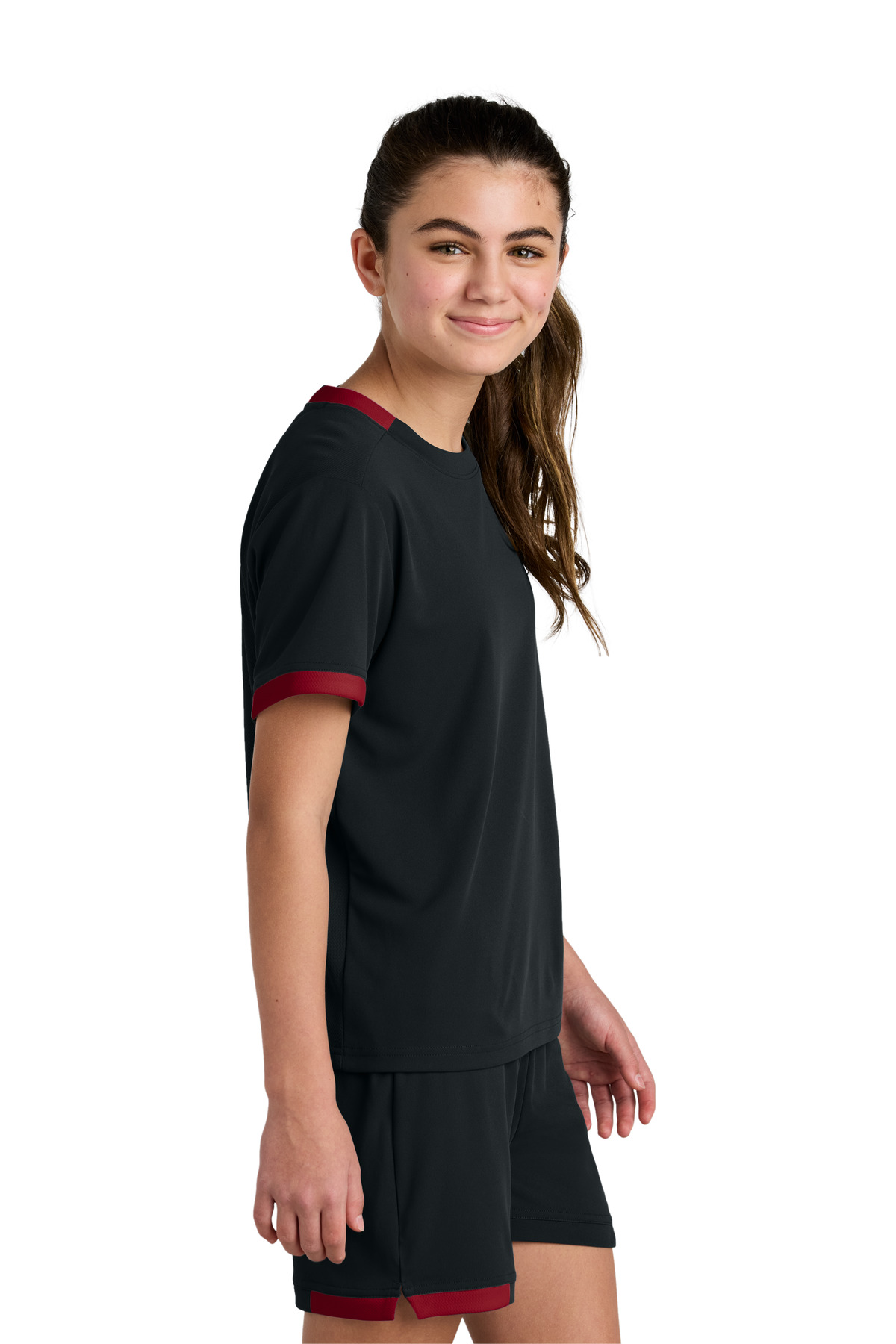 Sport-Tek Youth Club Short Sleeve Crew YST440