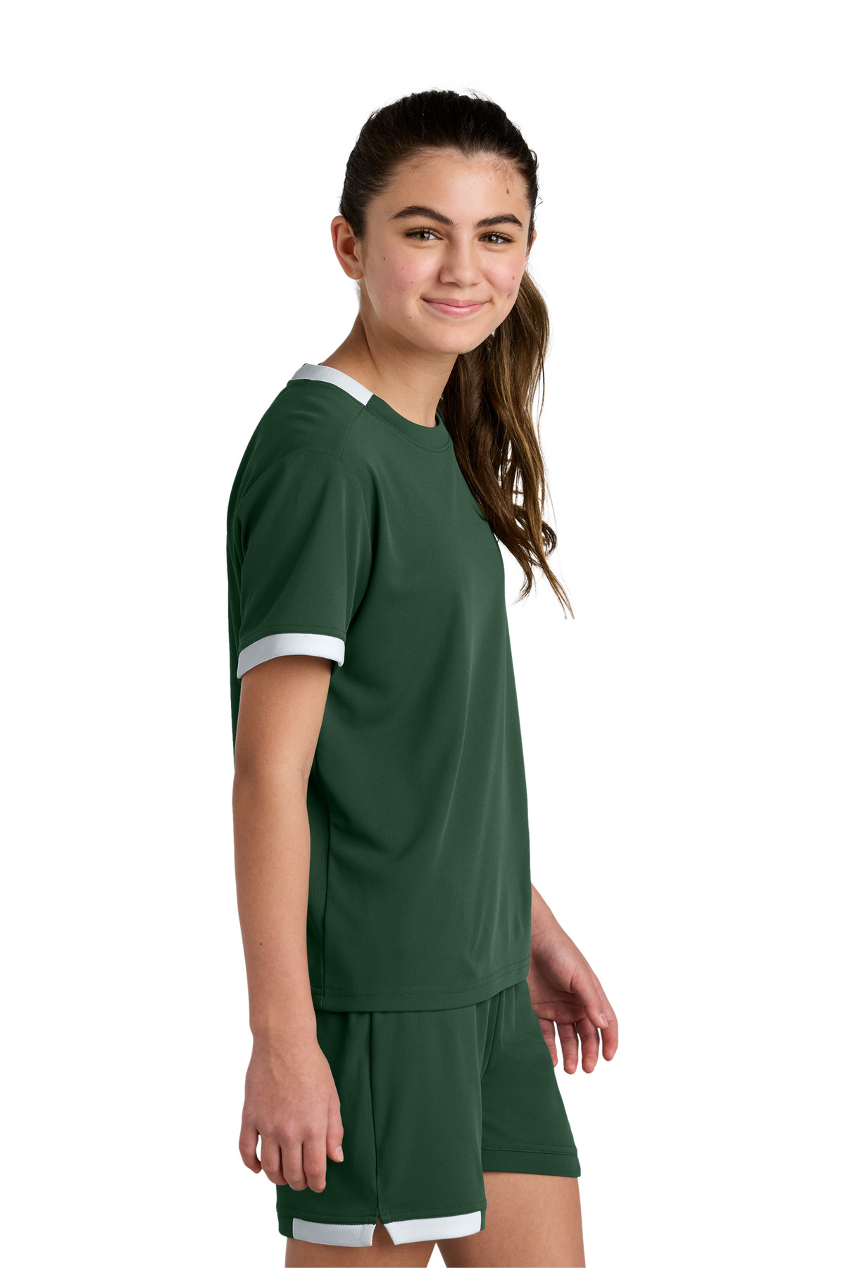 Sport-Tek Youth Club Short Sleeve Crew YST440