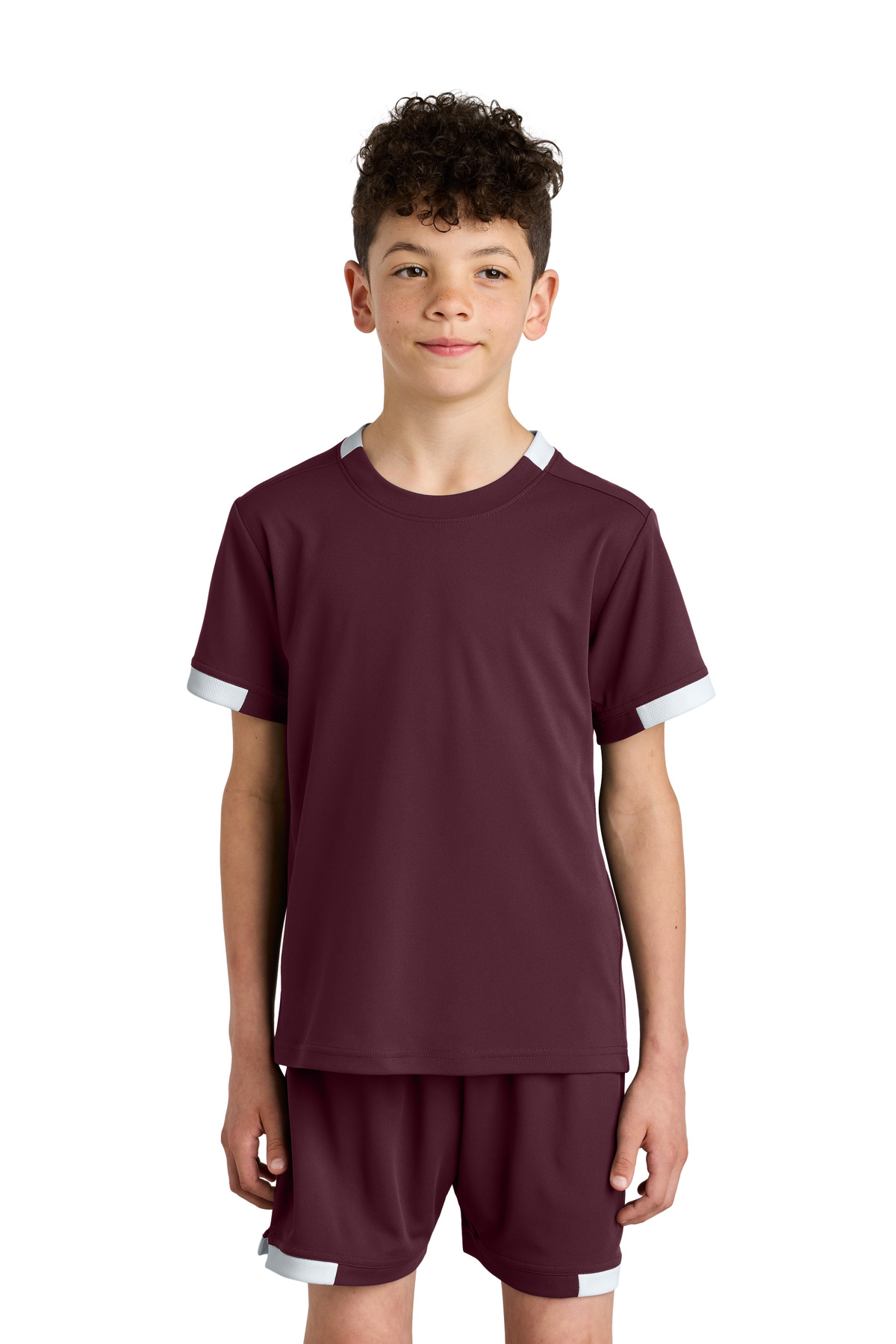 Sport-Tek Youth Club Short Sleeve Crew YST440
