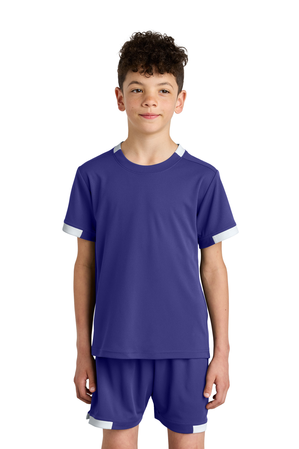 Sport-Tek Youth Club Short Sleeve Crew YST440