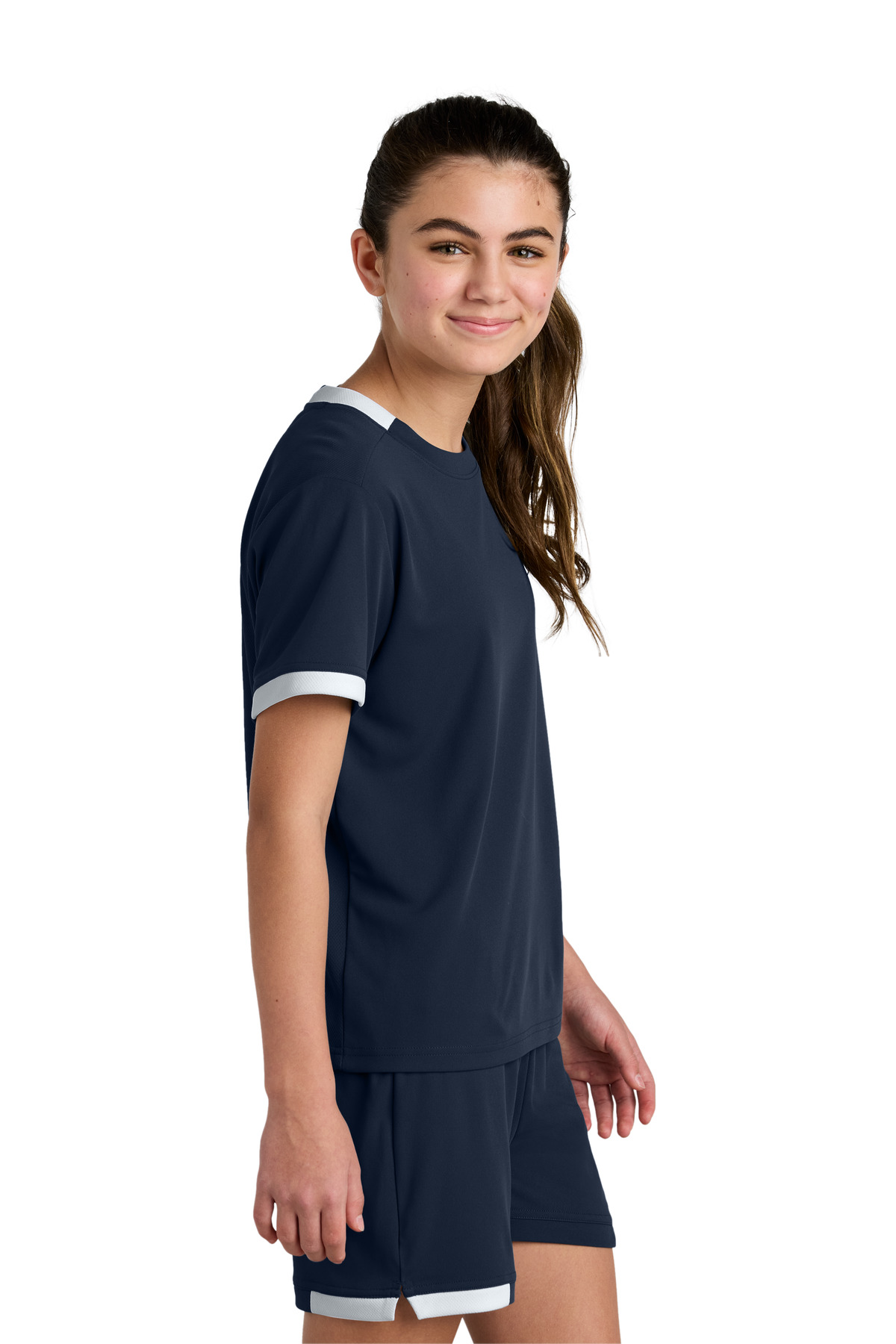Sport-Tek Youth Club Short Sleeve Crew YST440