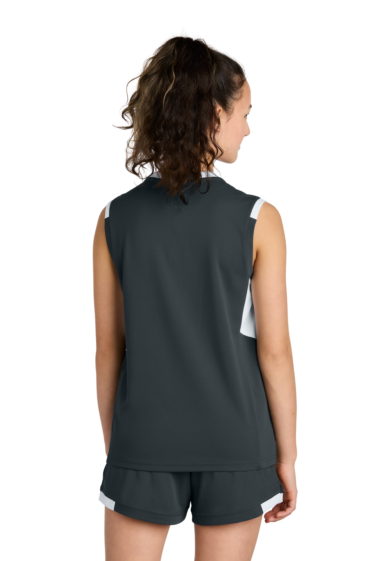 Sport-Tek Youth Club Sleeveless V-Neck YST441