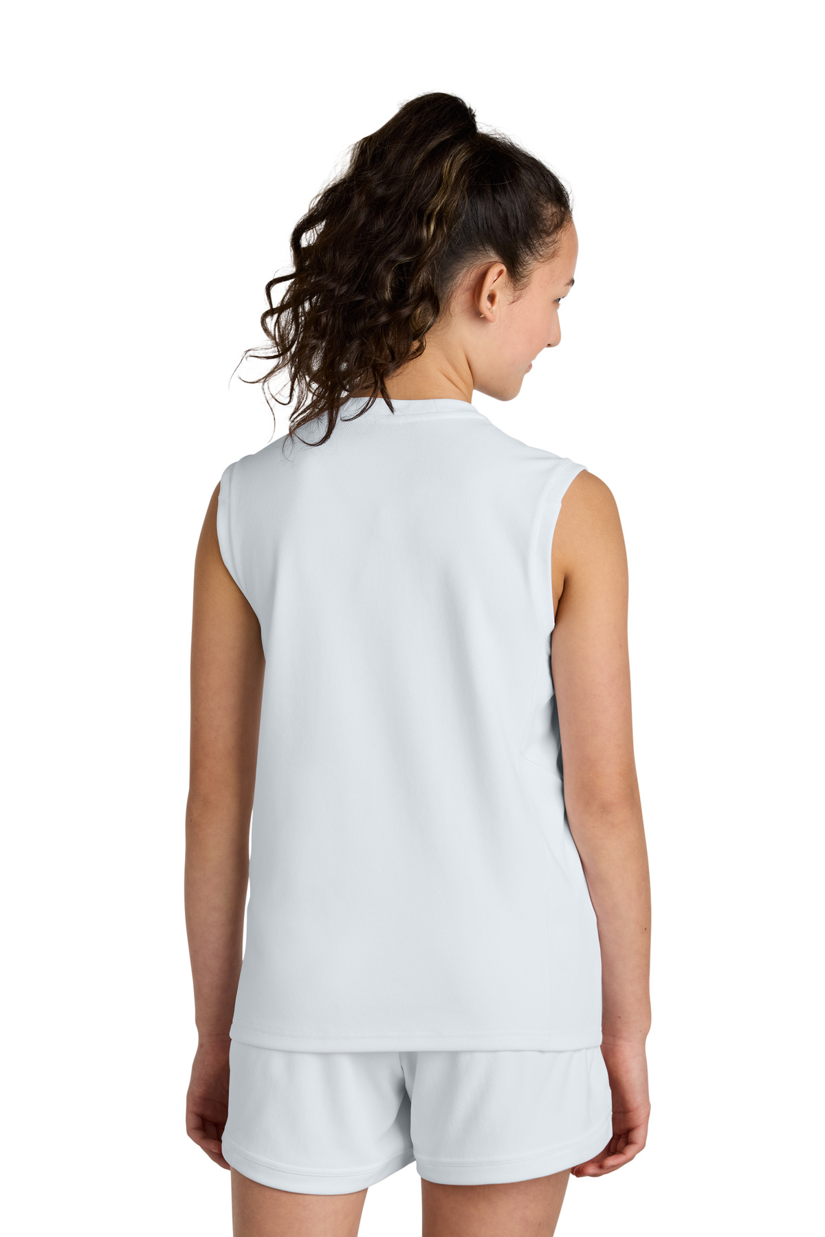 Sport-Tek Youth Club Sleeveless V-Neck YST441
