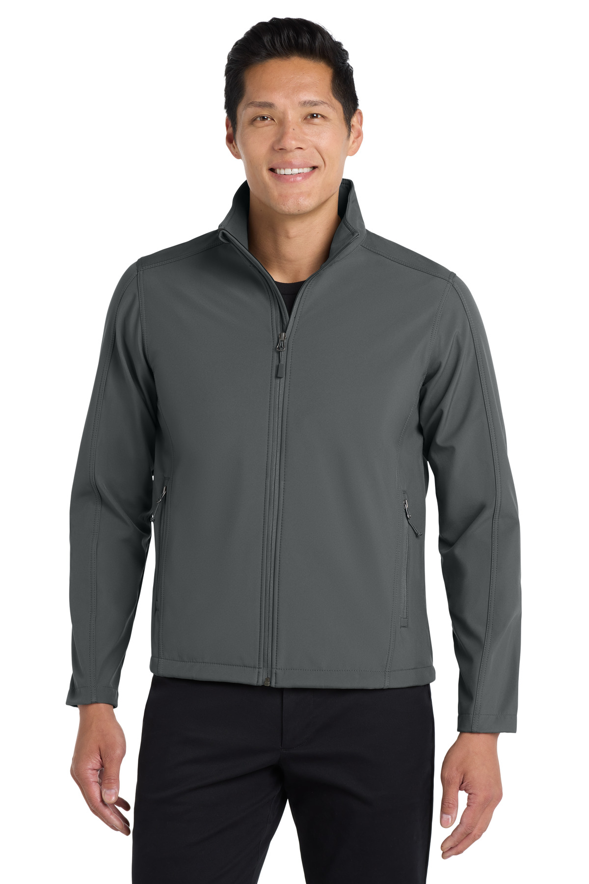 Port Authority Port Authority Core Soft Shell Jacket. J317 in Deep Smoke