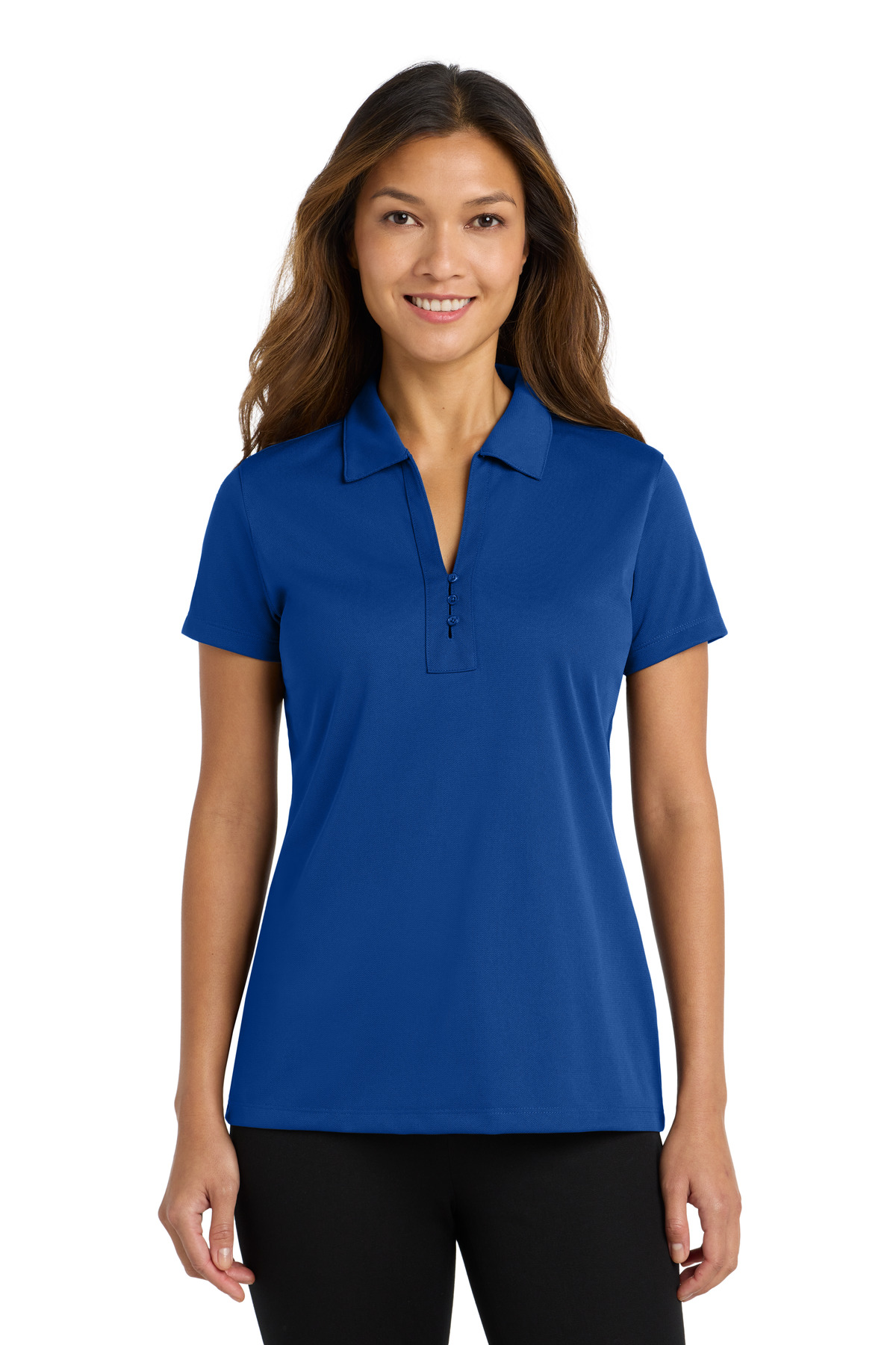Port Authority L527 Women's Tech Pique Polo in Bright Royal