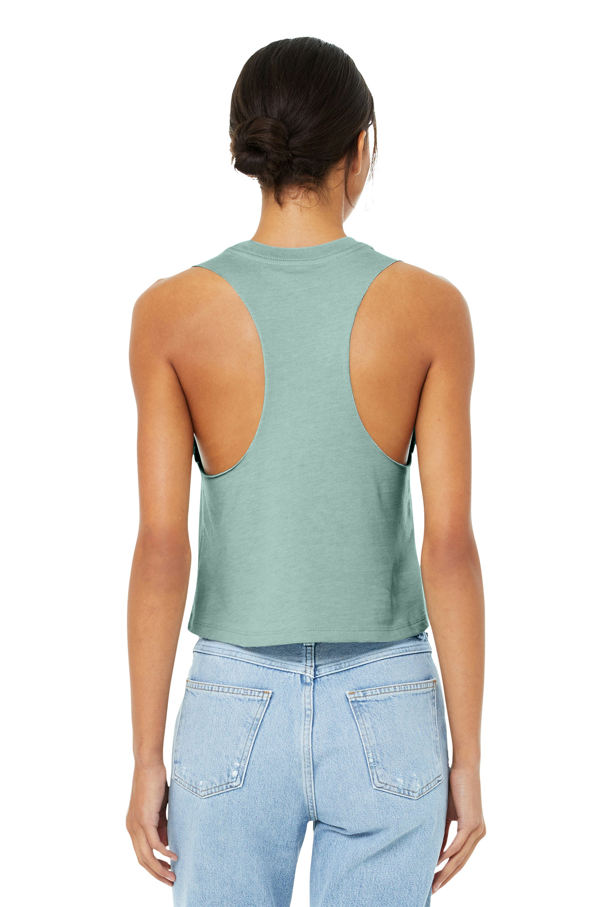 BELLA+CANVAS Women's Racerback Cropped Tank. BC6682