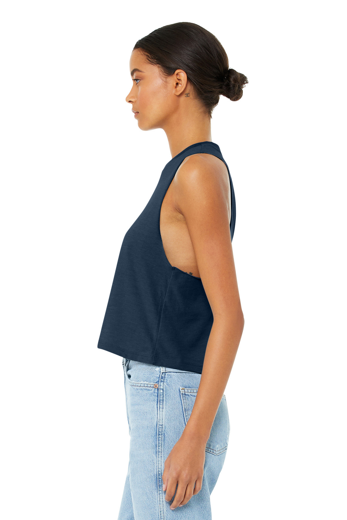 BELLA+CANVAS Women's Racerback Cropped Tank. BC6682
