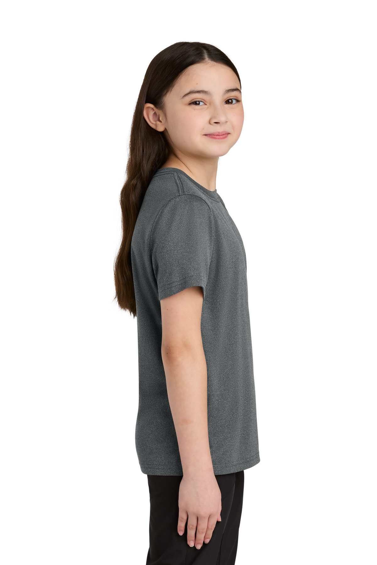 Port & Co Youth Heather Performance Tee PC390Y