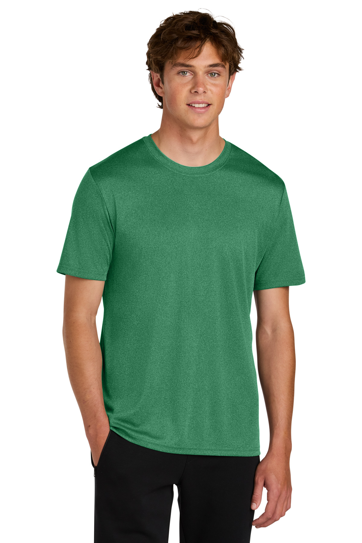 Port & Co ™ Heather Performance Tee PC390 - Kelly Heather