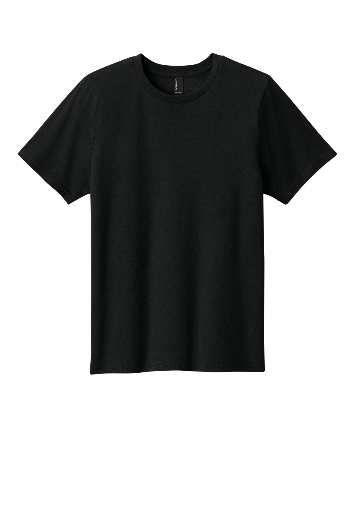 Port & Co ™ Youth Easy Cotton Tee PC43Y - Jet Black