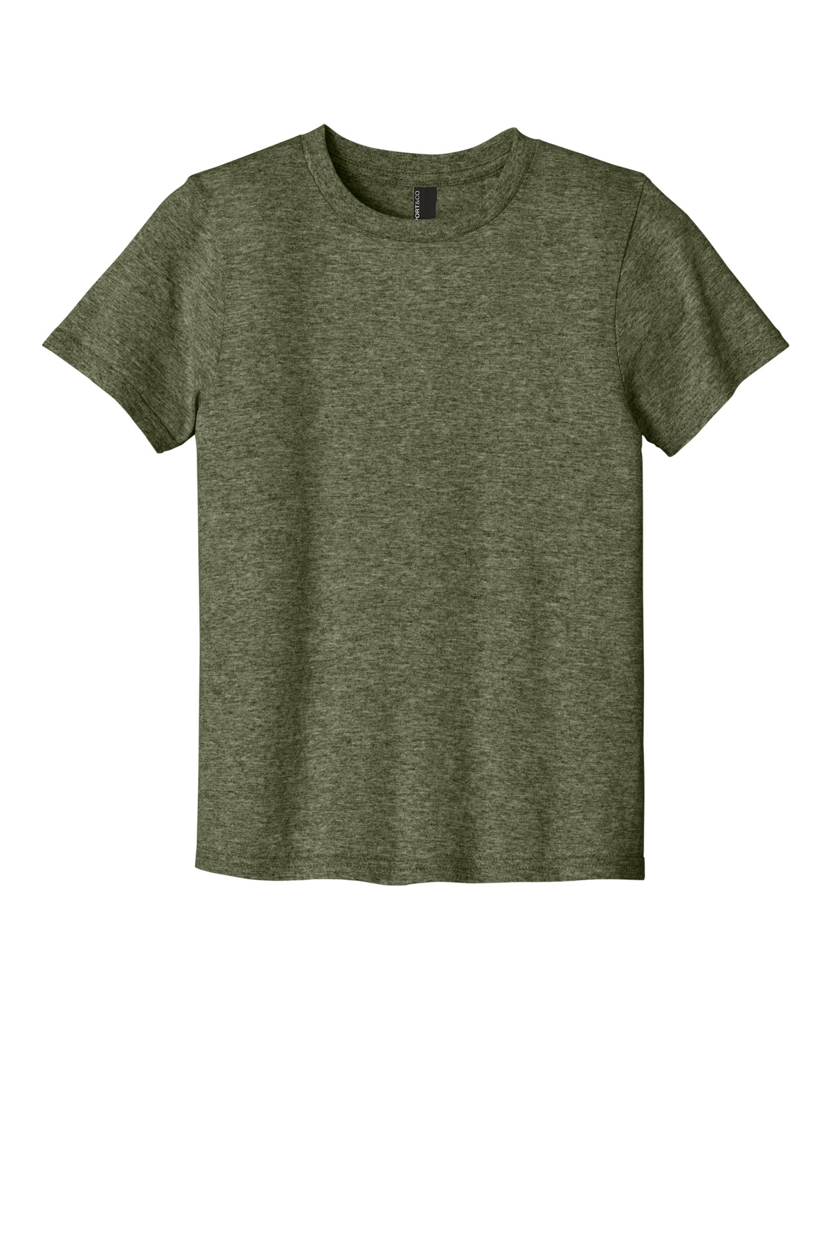 Port & Co ™ Youth Easy Cotton Tee PC43Y - Olive Drab Green Heather