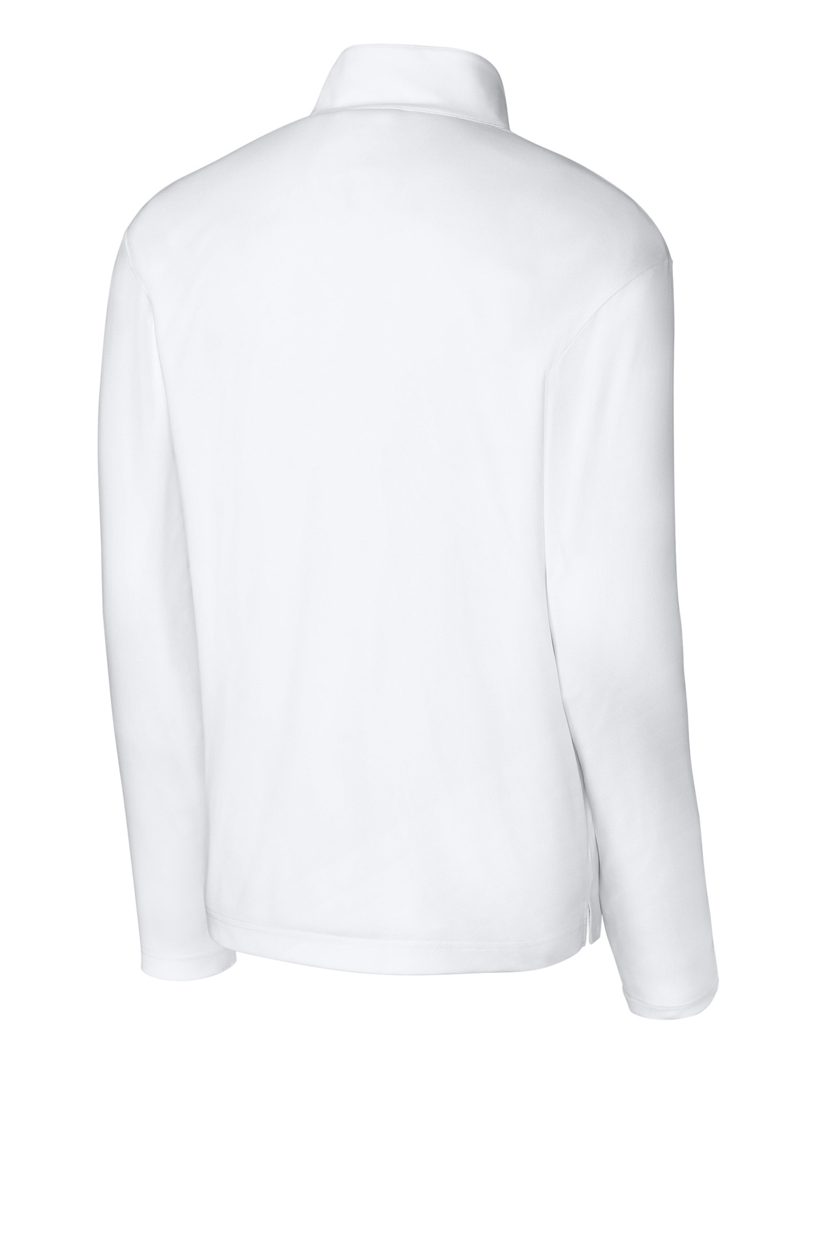 Sport-Tek Micropique Sport-Wick 1/4-Zip ST672 in White — Back