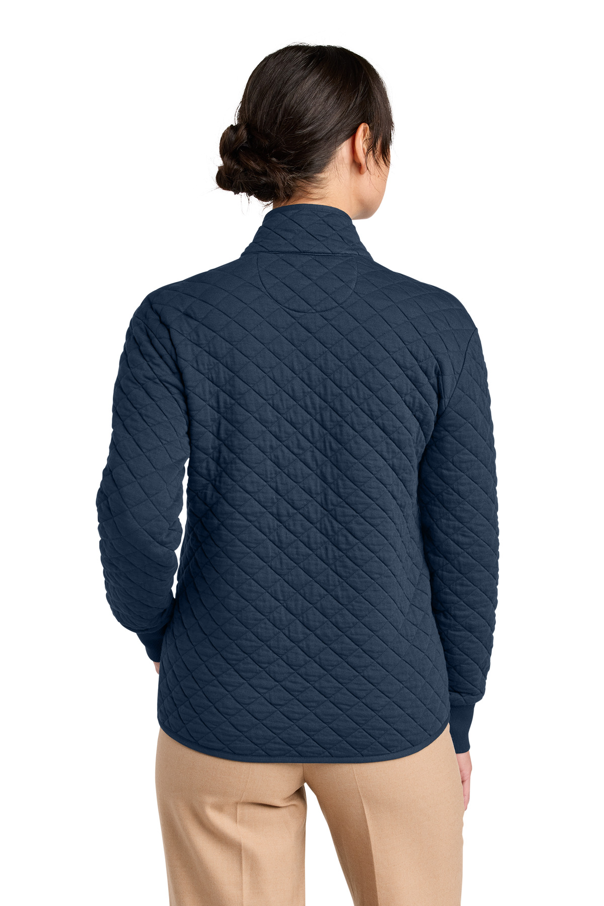 Brooks Brothers Women's Diamond Quilt Full-Zip BB18213