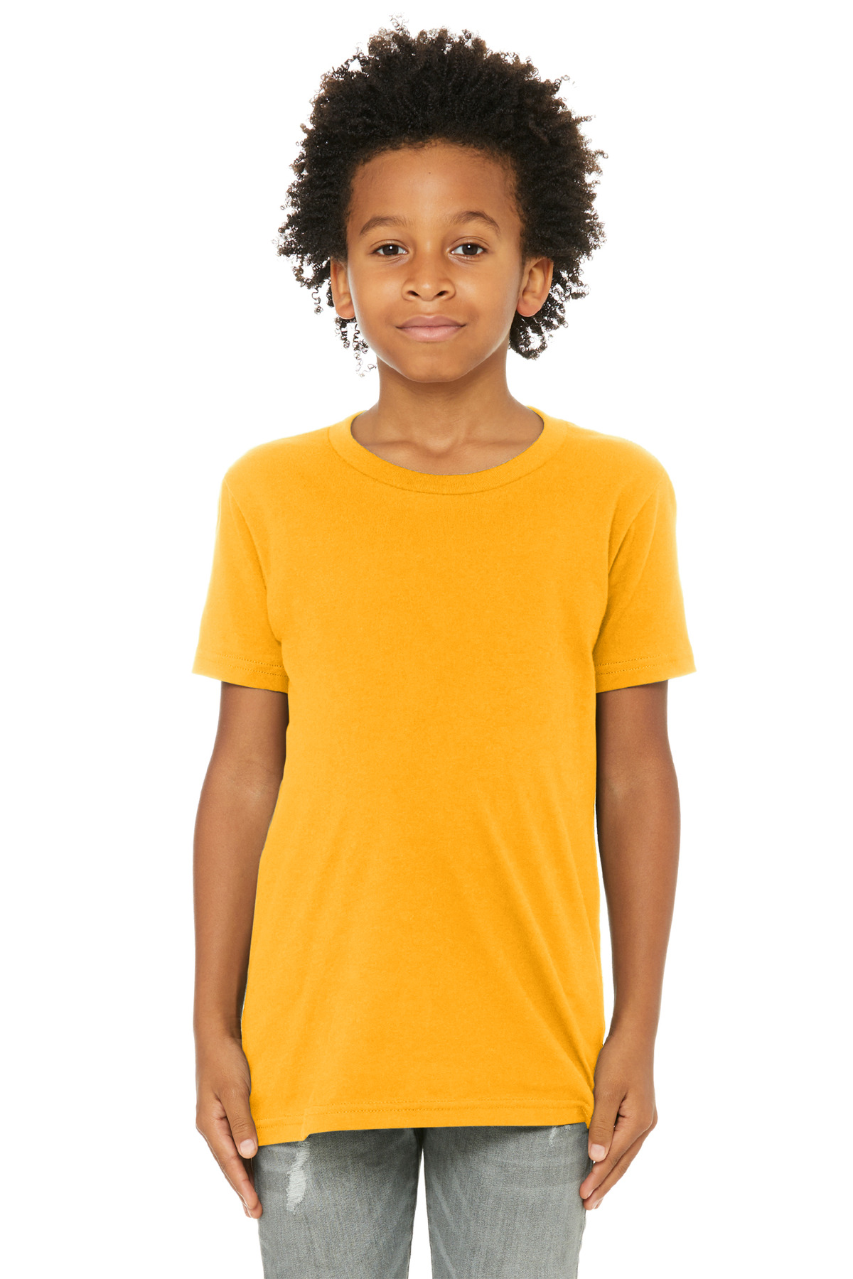 BELLA+CANVAS ® Youth Jersey Short Sleeve Tee. BC3001Y - Gold