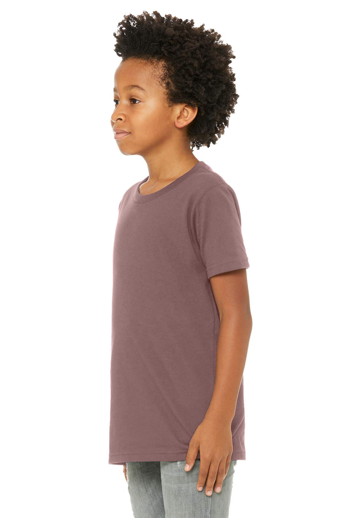 BELLA+CANVAS ® Youth Jersey Short Sleeve Tee. BC3001Y - Mauve