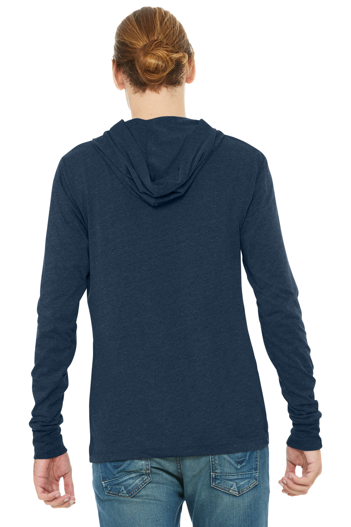 BELLA+CANVAS Unisex Jersey Long Sleeve Hoodie. BC3512