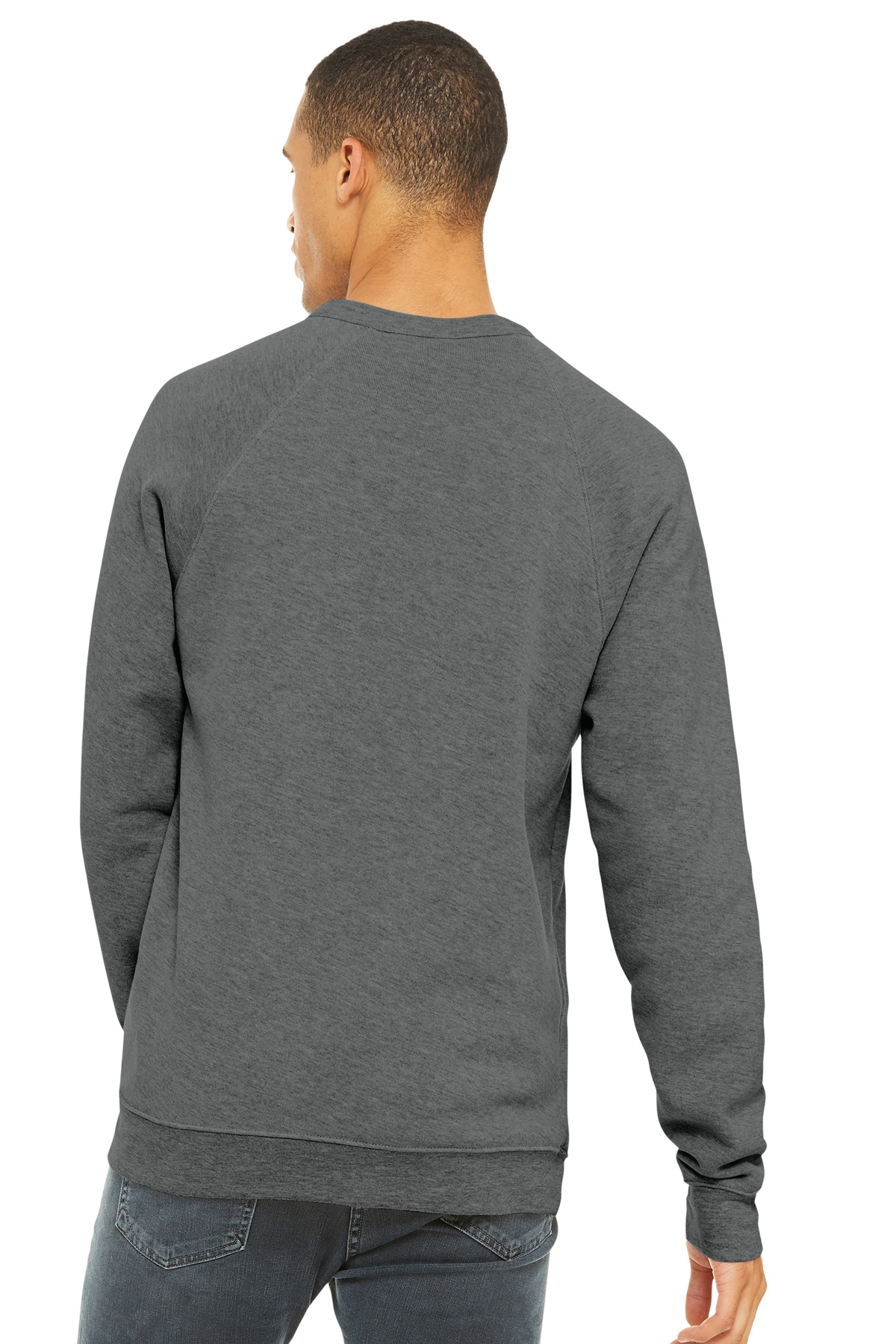 BELLA+CANVAS Unisex Sponge Fleece Raglan Sweatshirt. BC3901