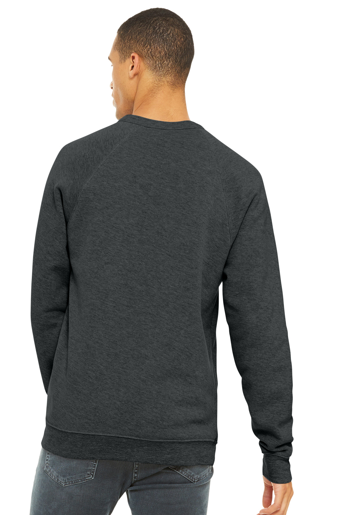 BELLA+CANVAS Unisex Sponge Fleece Raglan Sweatshirt. BC3901