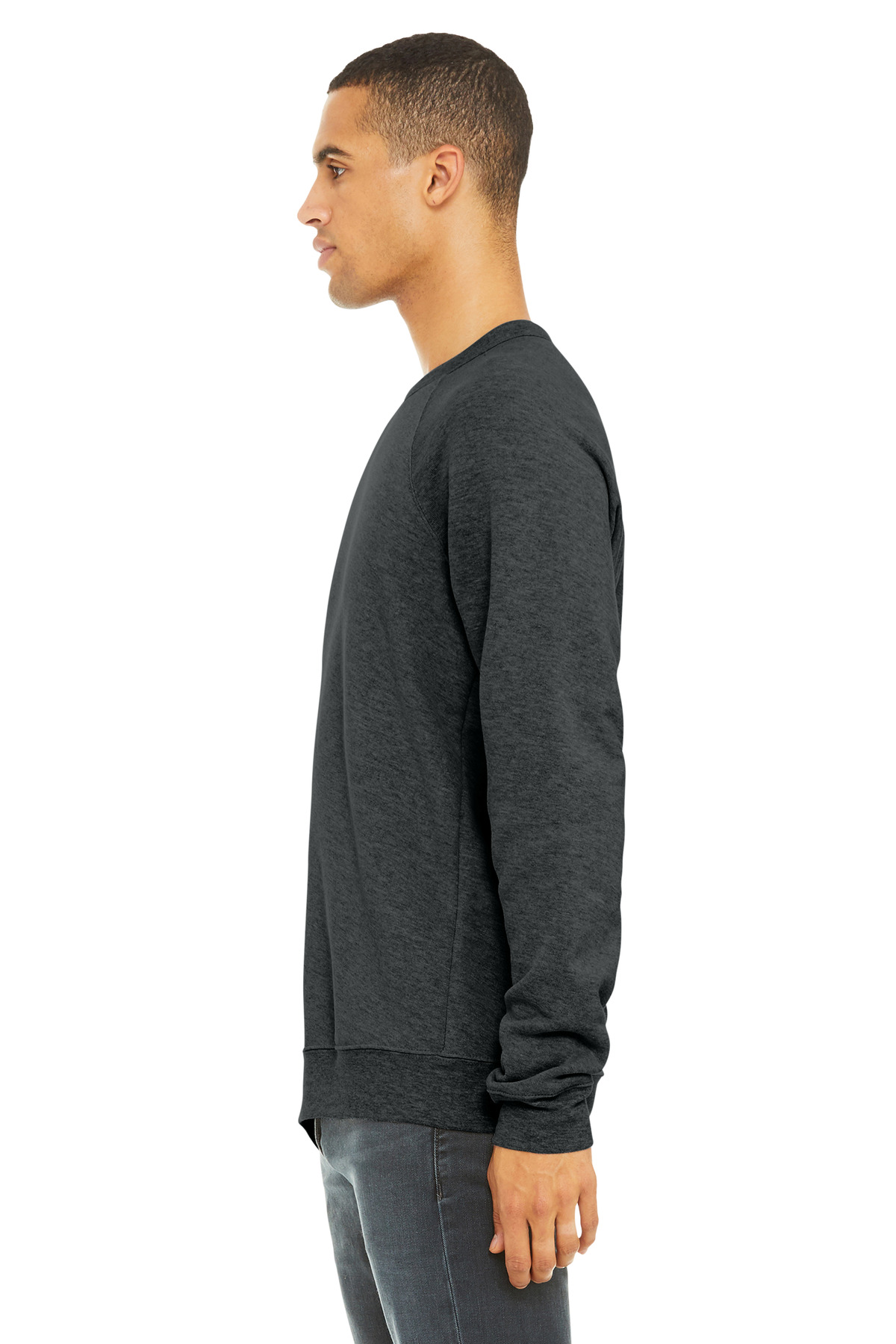 BELLA+CANVAS Unisex Sponge Fleece Raglan Sweatshirt. BC3901