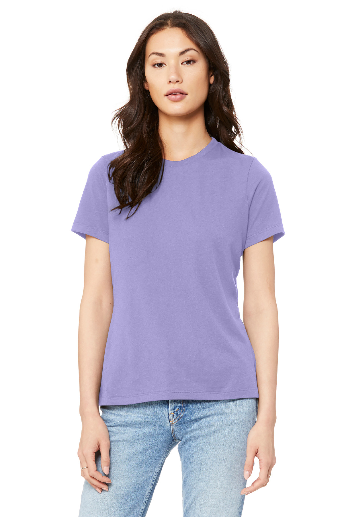 BELLA+CANVAS ® Women's Relaxed Jersey Short Sleeve Tee. BC6400 - Dark Lavender